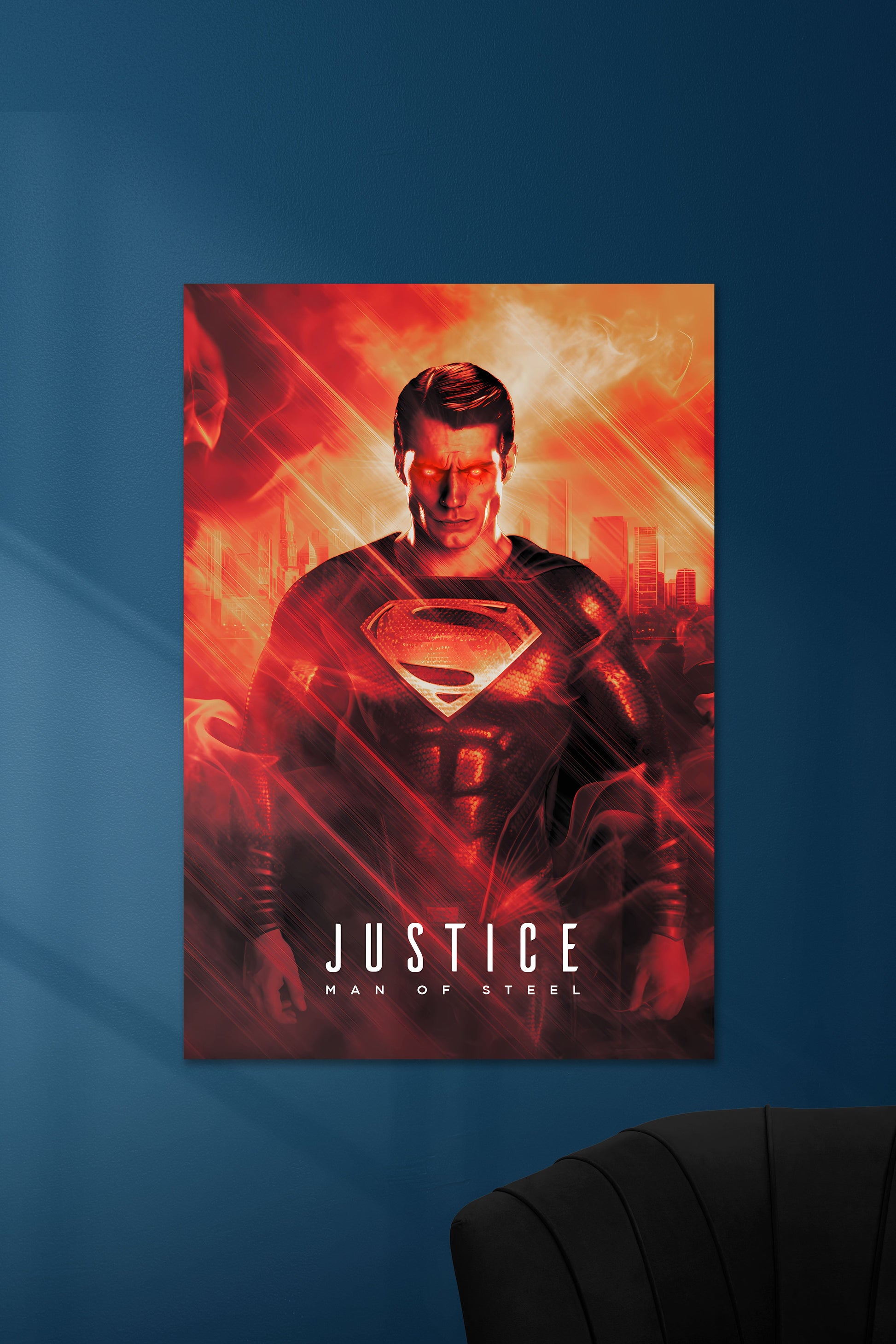 SuperMan #01 Muurdecoratie | DC | Wanddecoratie Kunst | Posters en Visuele kunstwerken Decoratie