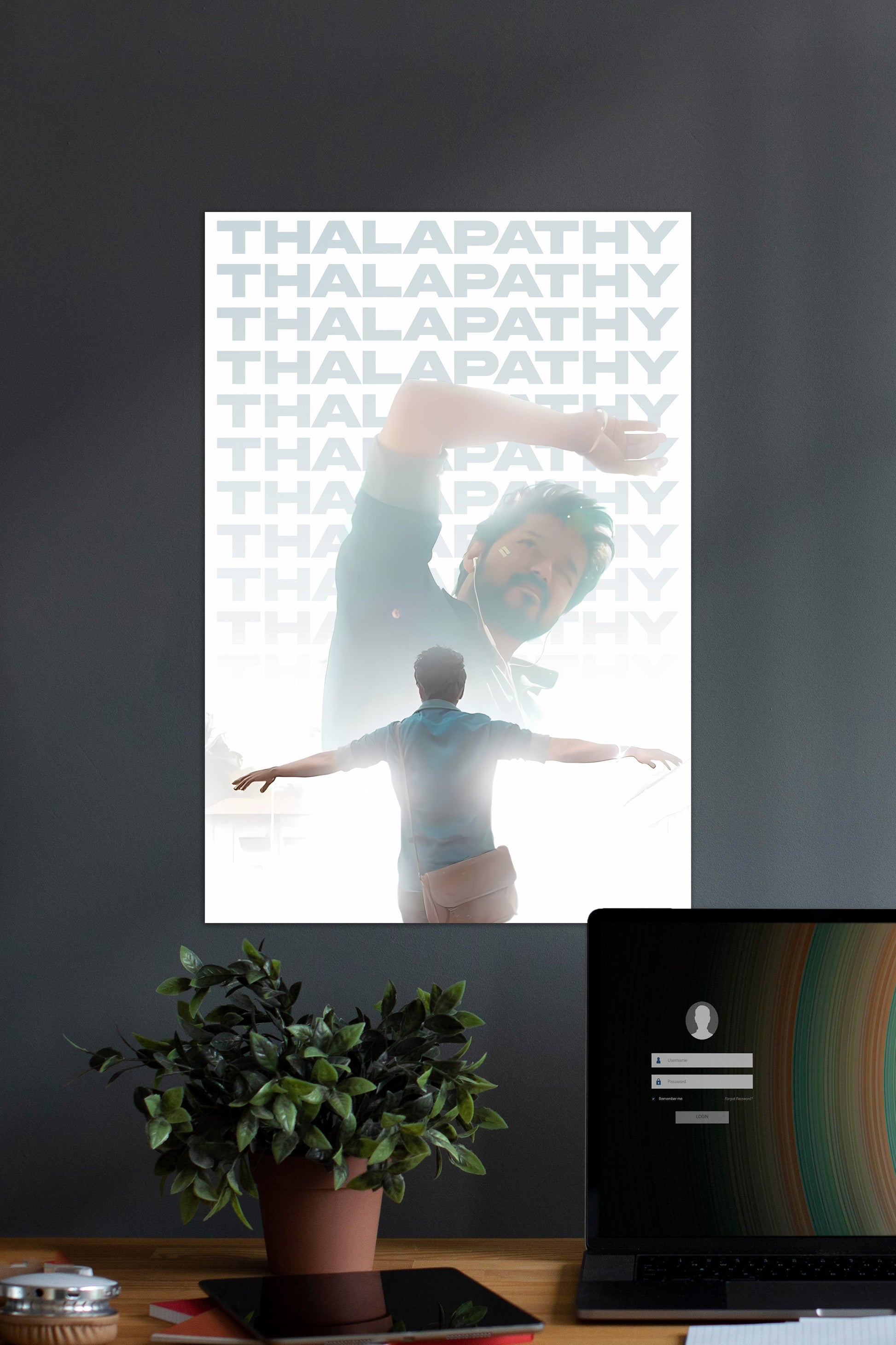 THALAPATHY | Muurdecoratie | Kollywood Wanddecoratie | Movie Posters | Posters voor aan de muur