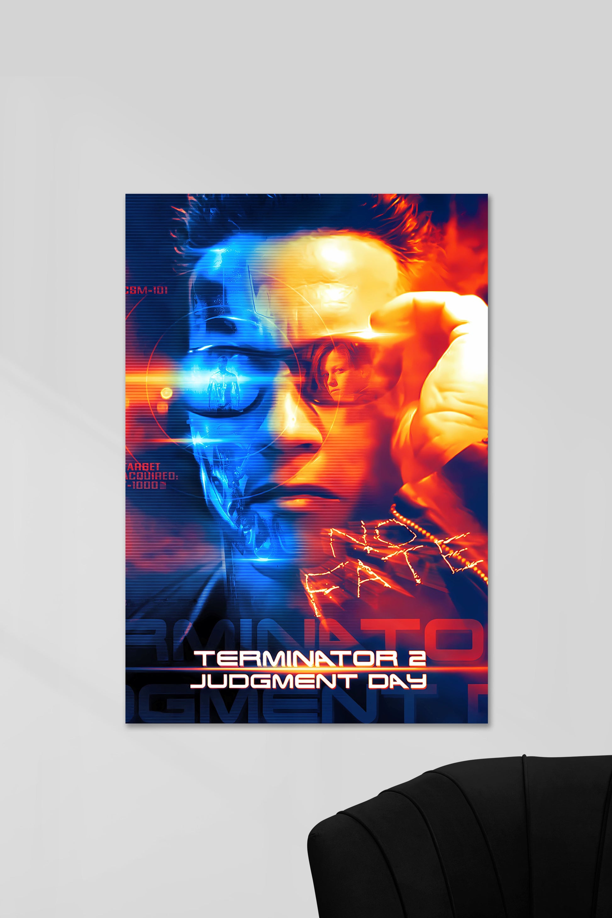 The Terminator | Arnold Schwarzenegger | Wanddecoratie | Muurdecoratie | Film Posters | Kunst