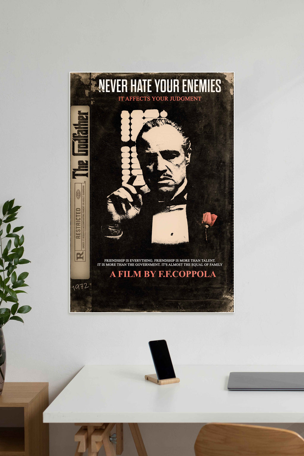 The Godfather Film Poster | Muurdecoratie | Wanddecoratie | Posters | Schilderijen | Canvas Kunst