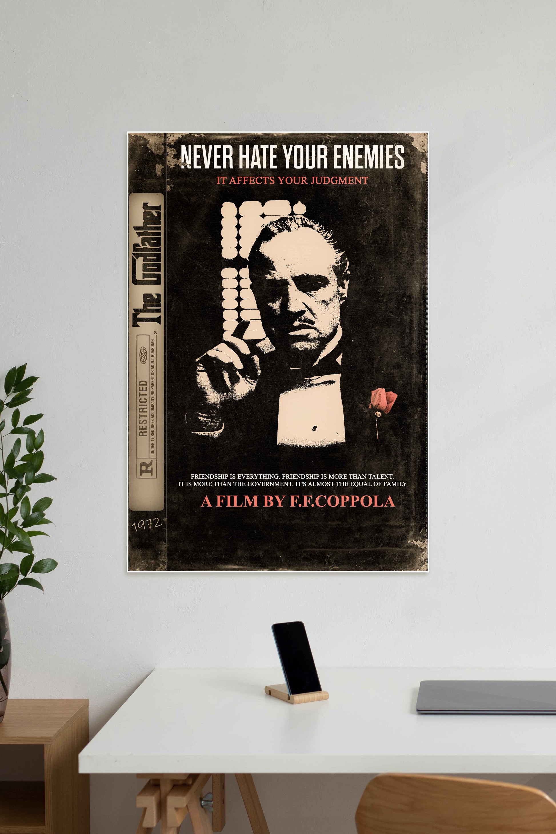 The Godfather Film Poster | Muurdecoratie | Wanddecoratie | Posters | Schilderijen | Canvas Kunst