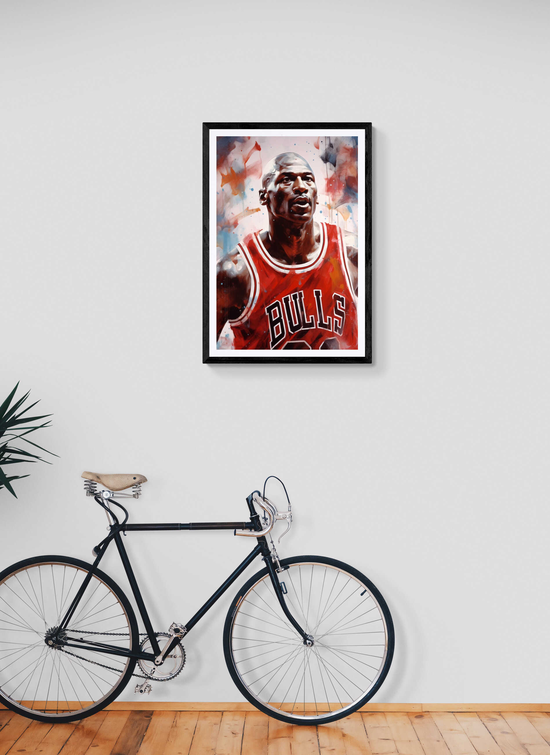 Michael Jordan Poster | Muurdecoratie | Wanddecoratie | Posters voor huis en tuin | Canvas Kunst
