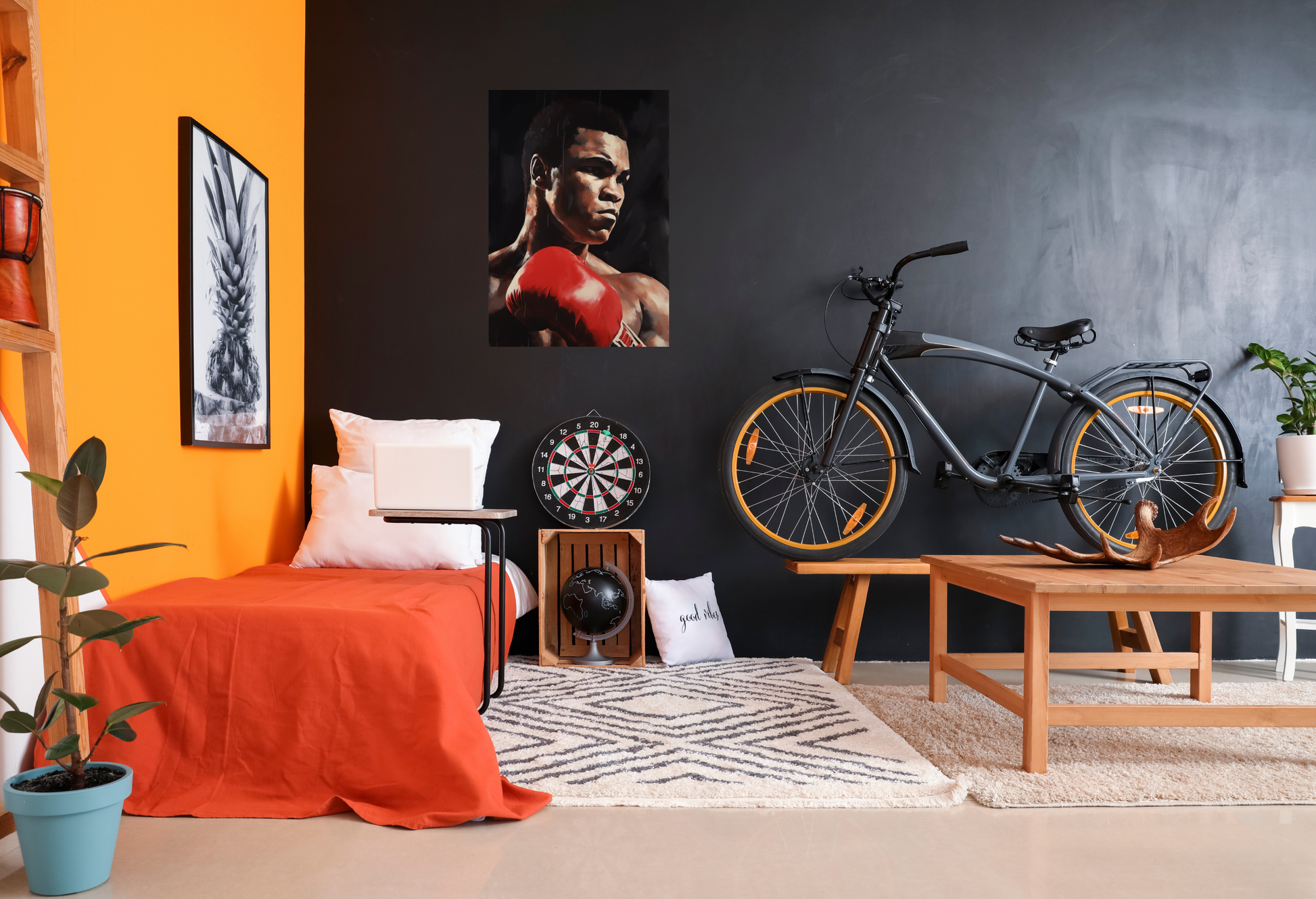 Muhammad Ali | Wanddecoratie | Muurdecoratie | Artistieke Posters | Huis en Tuin Kunst