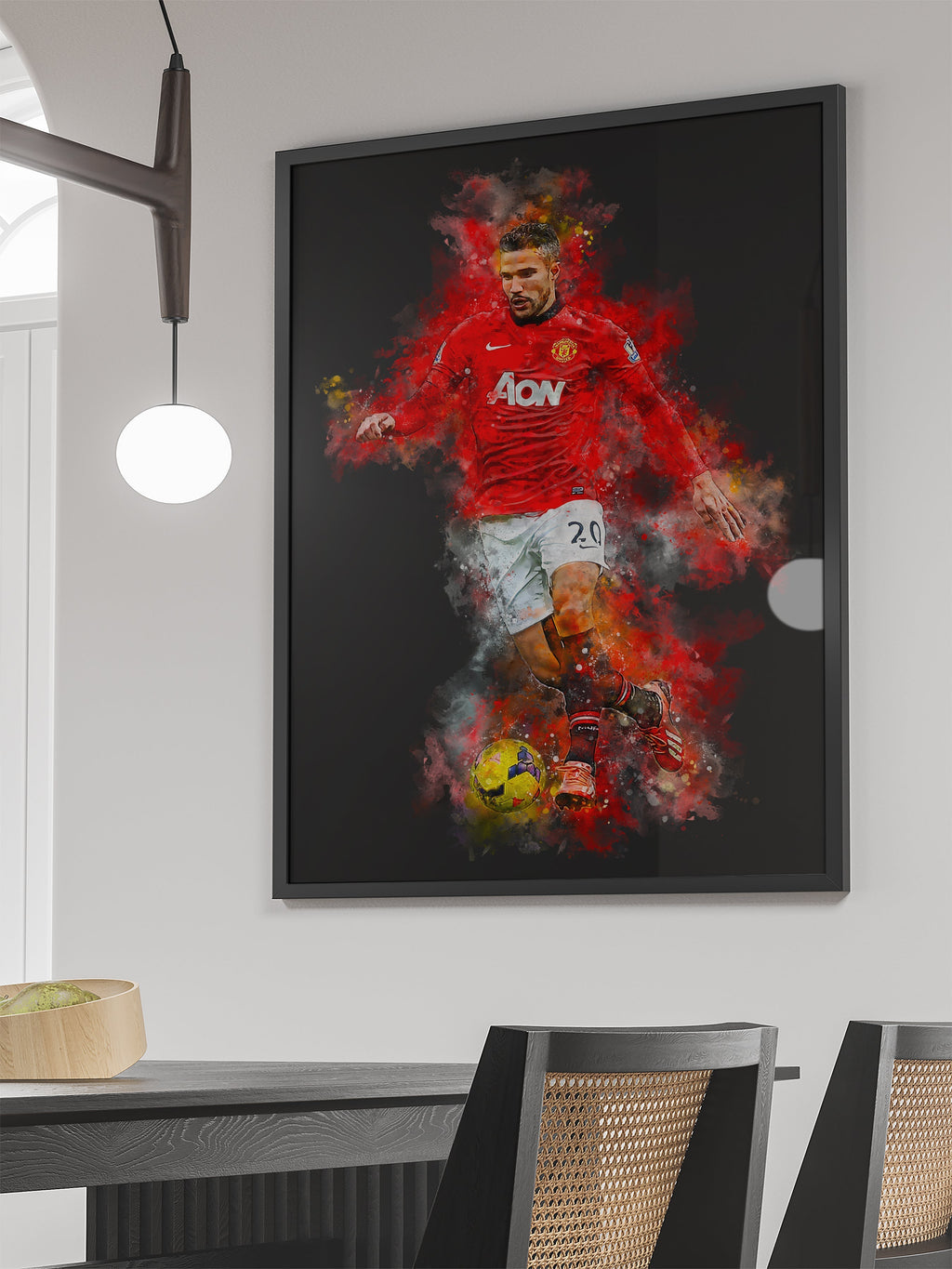 Van Persie Football Soccer | Muurdecoratie | Sport Wanddecoratie | Posters | Huis en Tuin Kunst