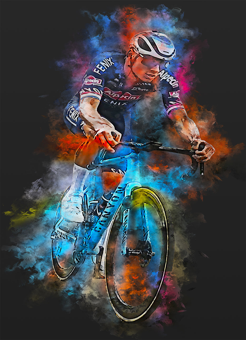 Van der Poel | Sport Poster | Muurdecoratie | Wanddecoratie | Visuele Kunst | Huis & Tuin