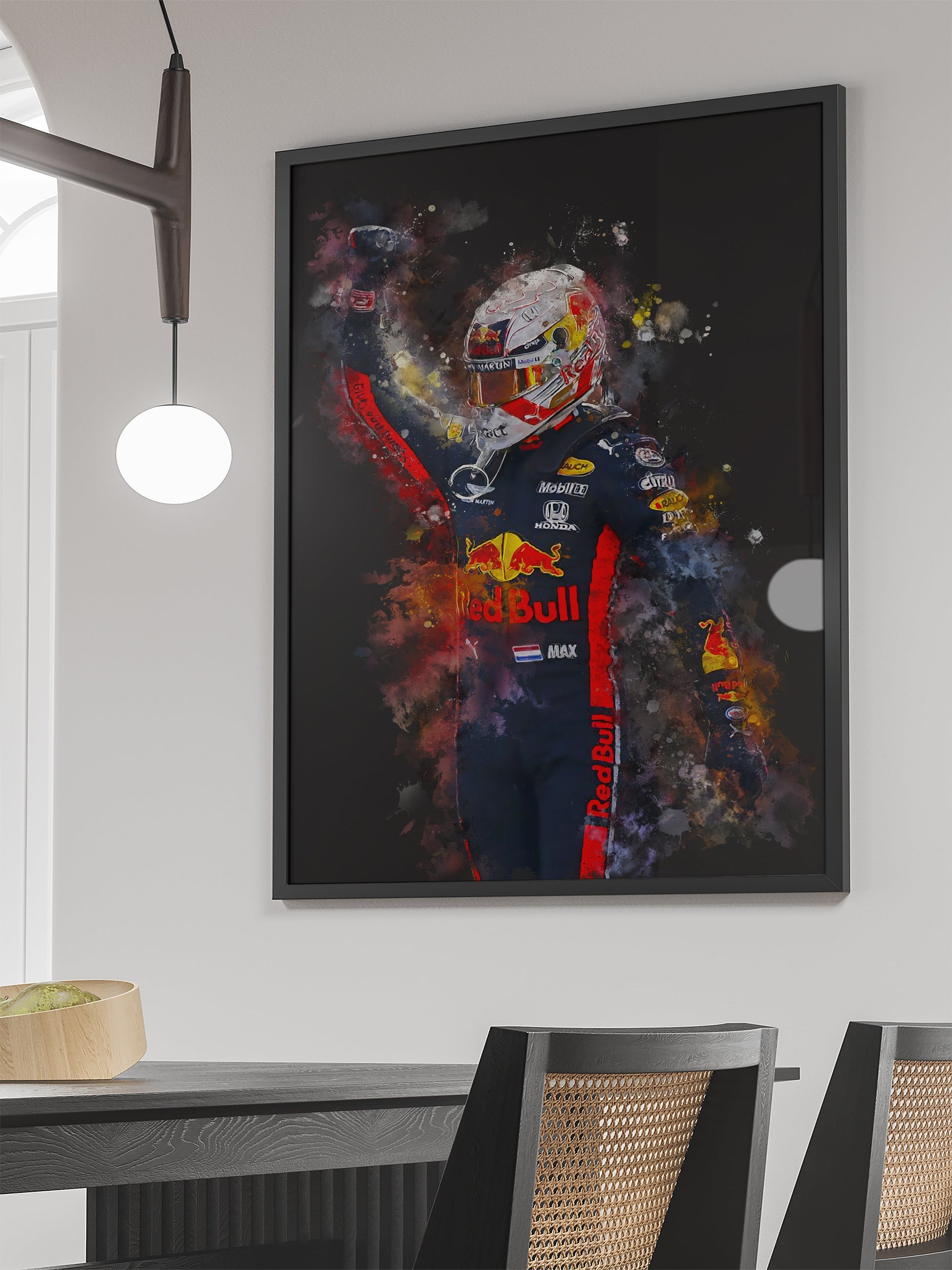 Max Verstappen Posters | Wanddecoratie voor Huis | Sport Muurdecoratie | Kunst Canvas | Prenten