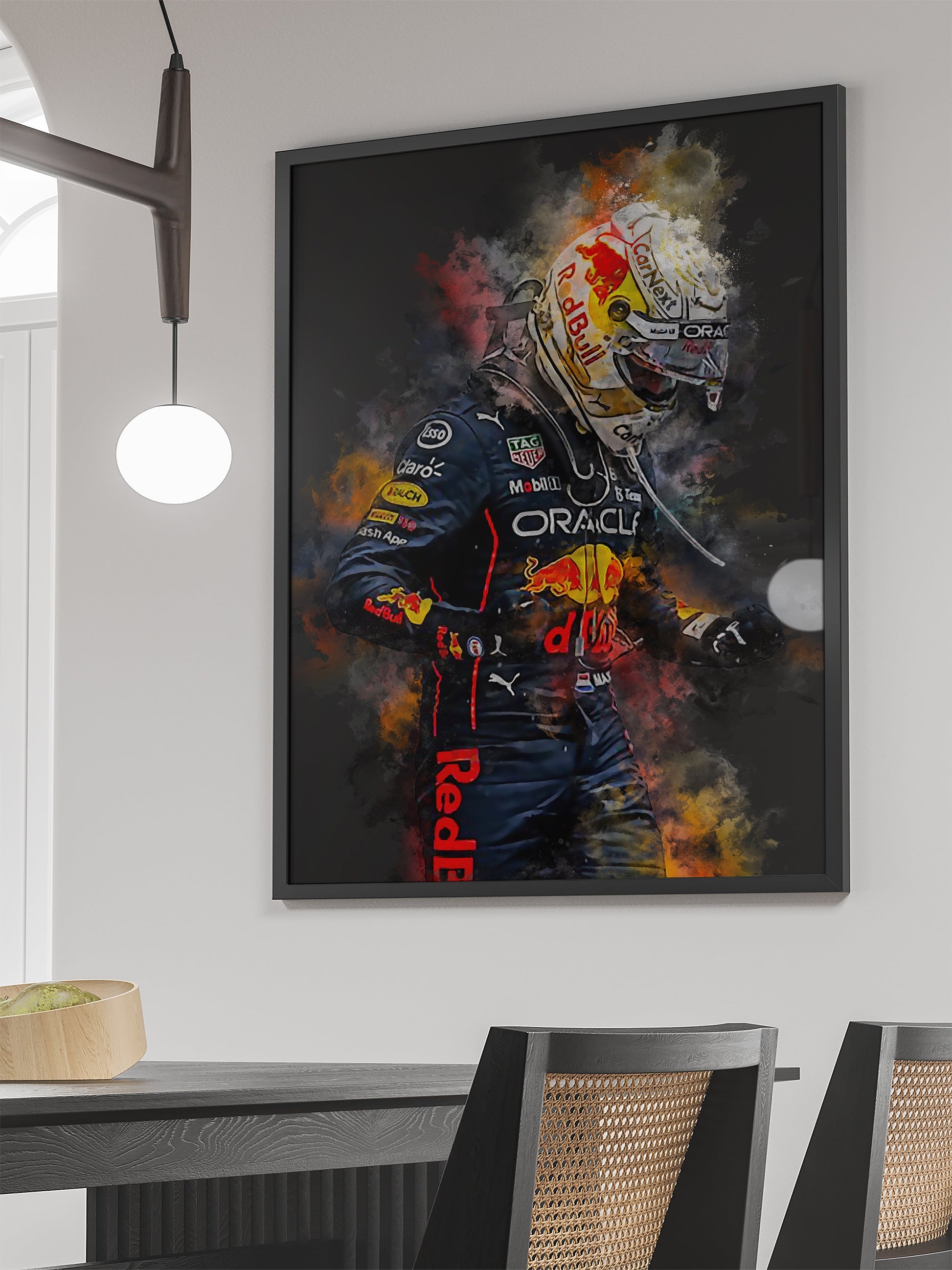 Verstappen Poster | Muurdecoratie | Sport Wanddecoratie | Posters voor Huis en Tuin | Visuele Kunst