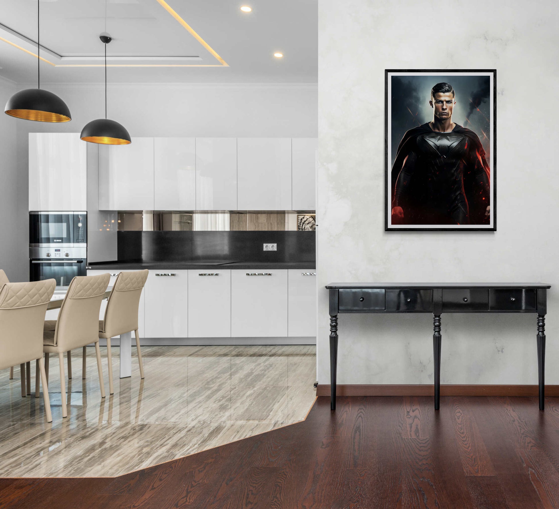 Cristiano Ronaldo | Iconische Muurdecoratie | Premium Wanddecoratie voor Huis & Tuin | Sports Posters
