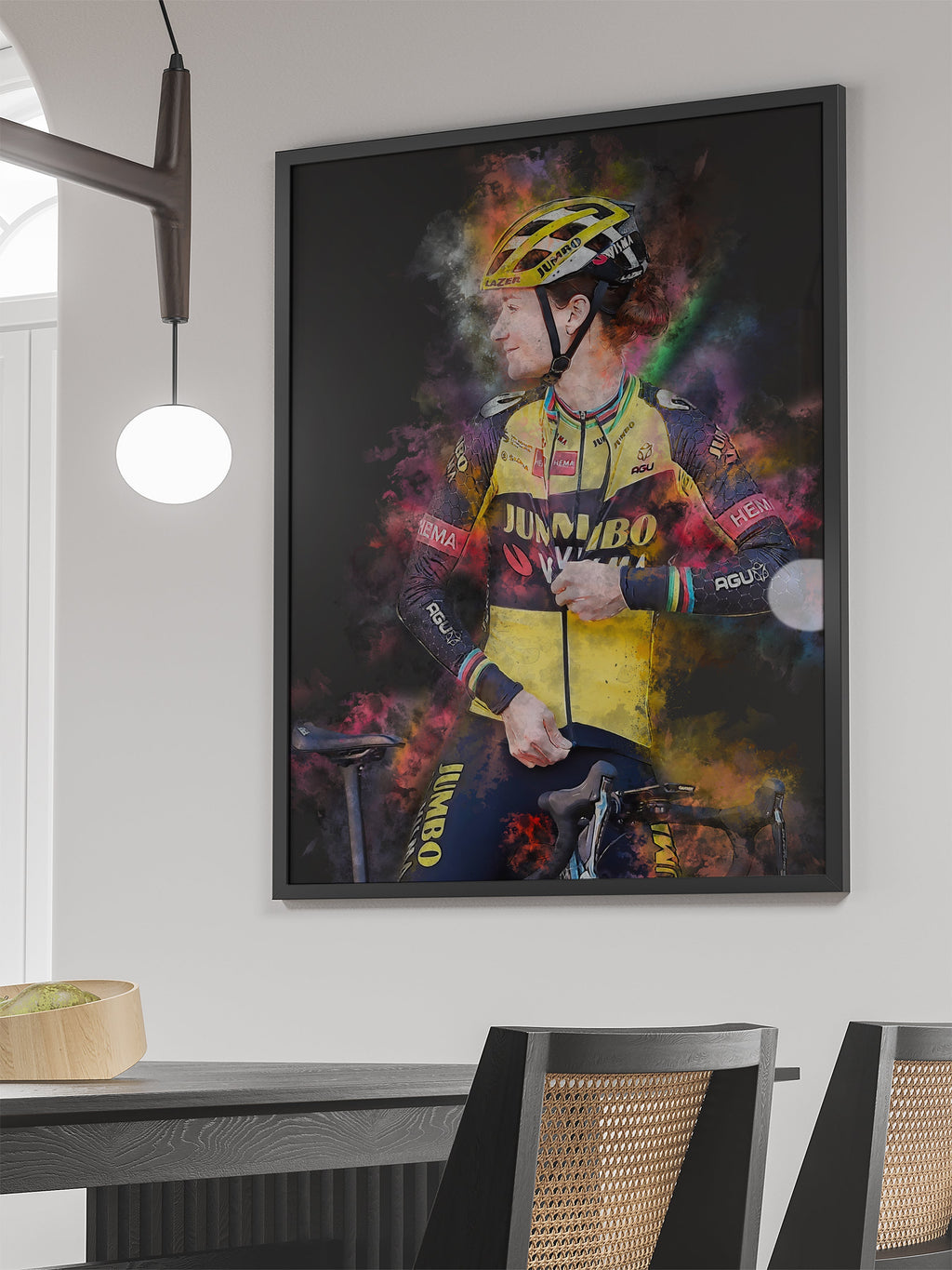 Vos sport poster | Wanddecoratie | Muurdecoratie Kunst | Posters | Huis en Tuin Decoratie