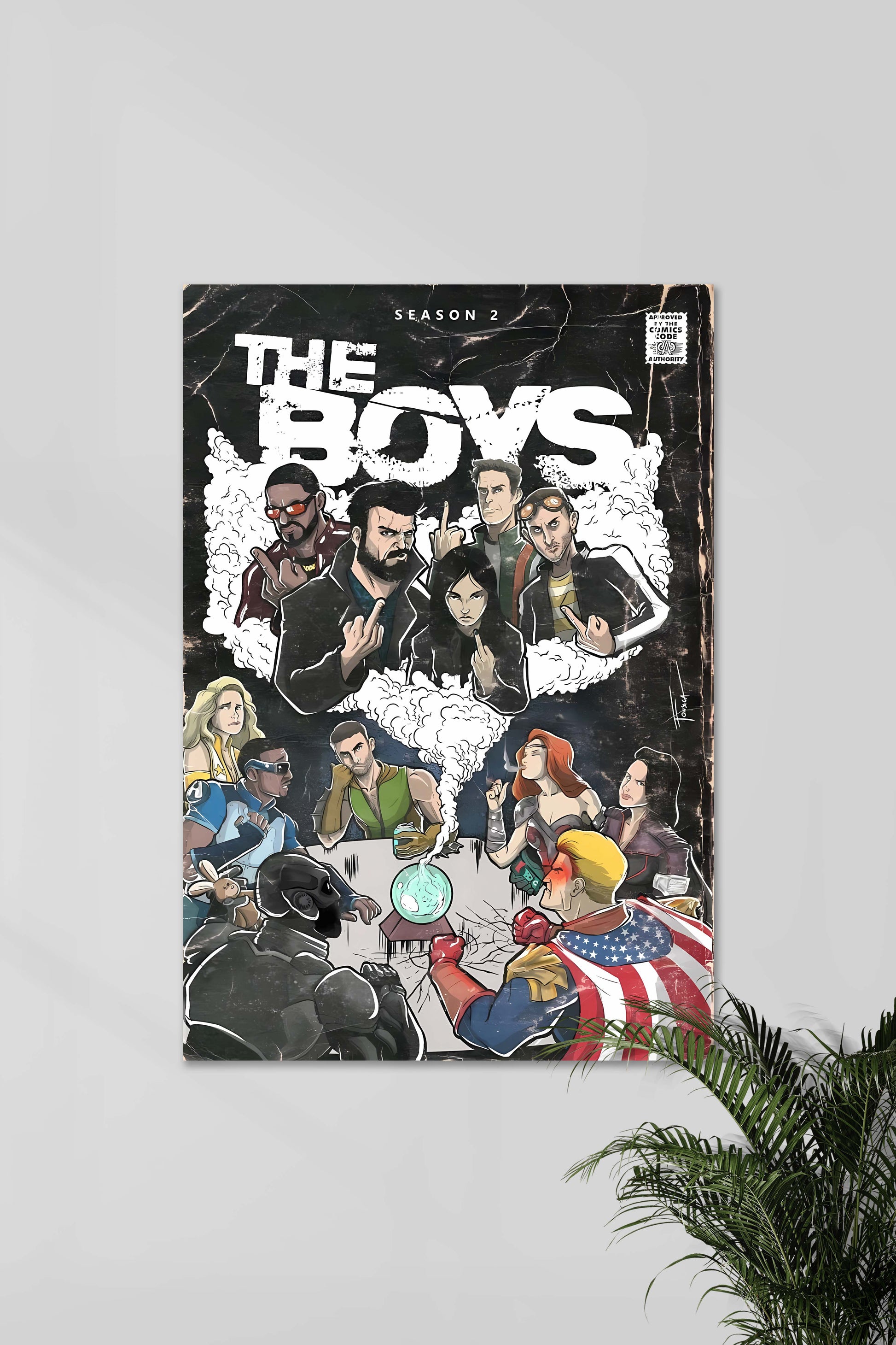 THE BOYS SEASON 2 COMIC | De Boys Serie Poster | Muurdecoratie | Wanddecoratie | Schilderijen