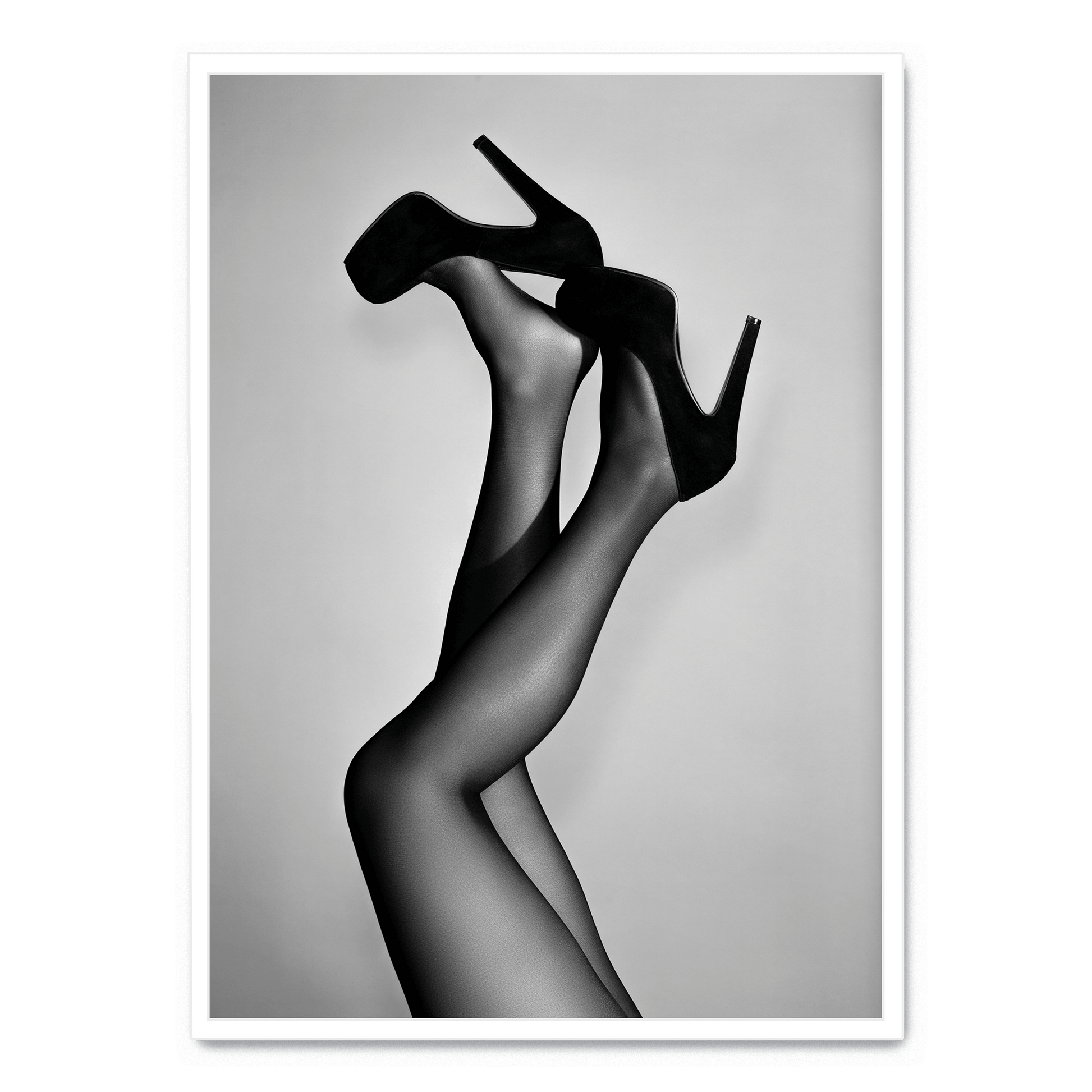 Velvet Shoe Art | Mode Illustratie | Elegante Schoenen Poster | Muurdecoratie voor Slaapkamer | Schilderij voor Woningdecoratie