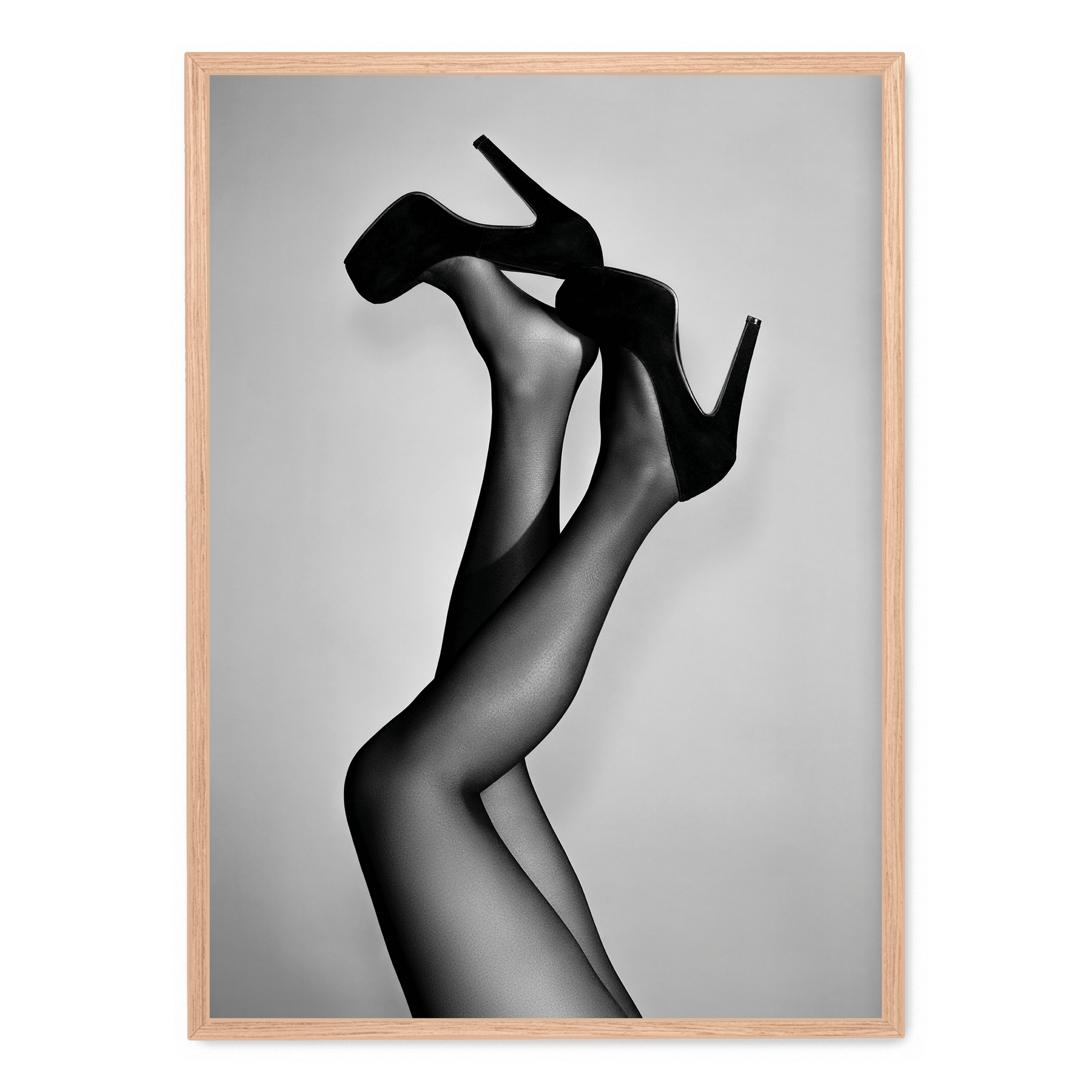 Velvet Shoe Art | Mode Illustratie | Elegante Schoenen Poster | Muurdecoratie voor Slaapkamer | Schilderij voor Woningdecoratie