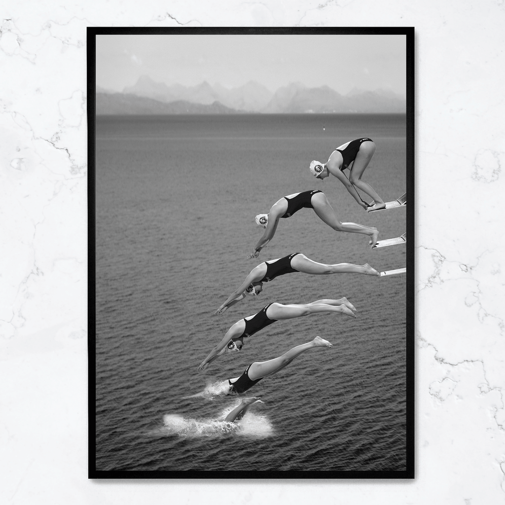 The Beauty of Diving | Ocean Adventure Poster | Schilderijen | Muurdecoratie met Marien Leven | Wanddecoratie voor Thuis | Nautisch Thema