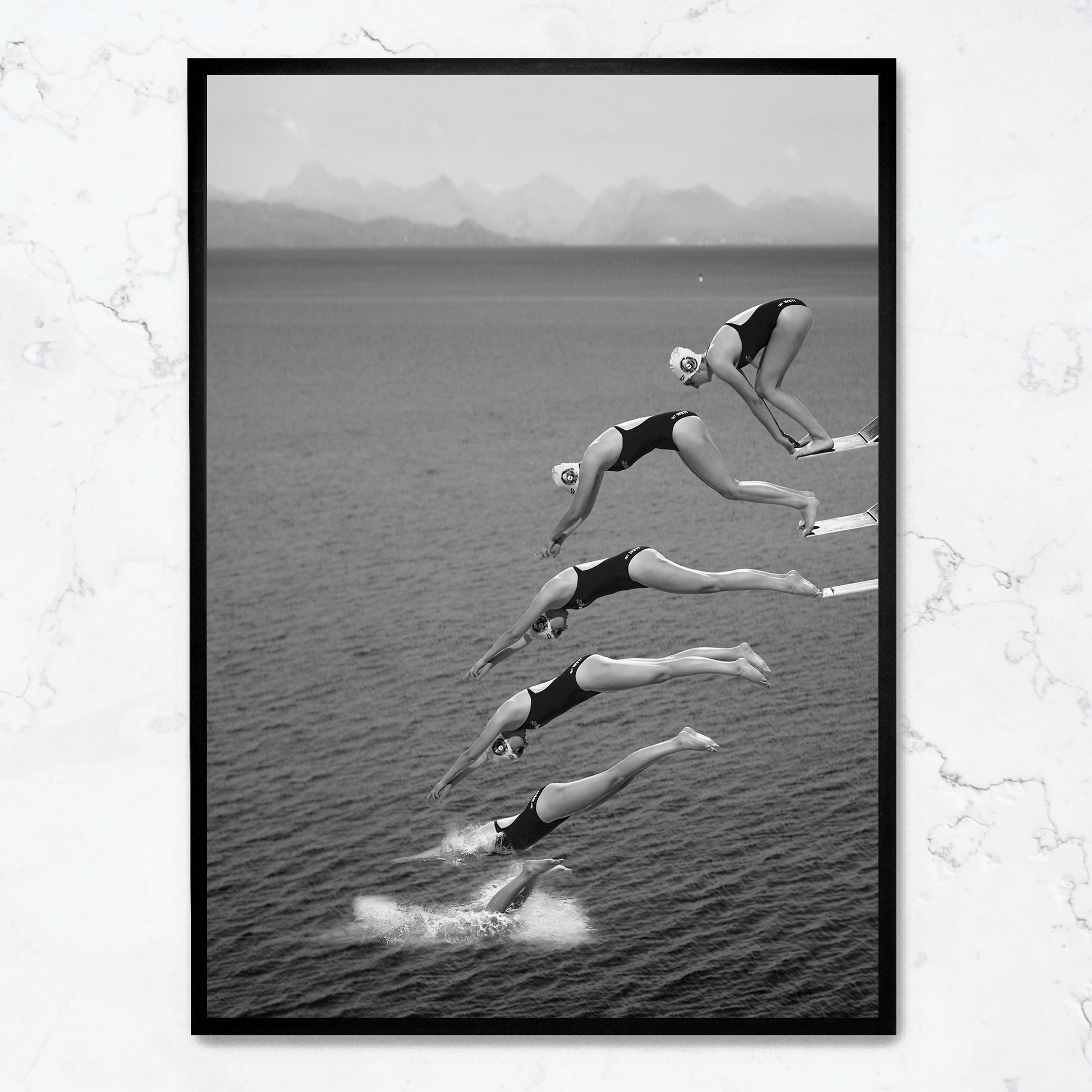 The Beauty of Diving | Ocean Adventure Poster | Schilderijen | Muurdecoratie met Marien Leven | Wanddecoratie voor Thuis | Nautisch Thema
