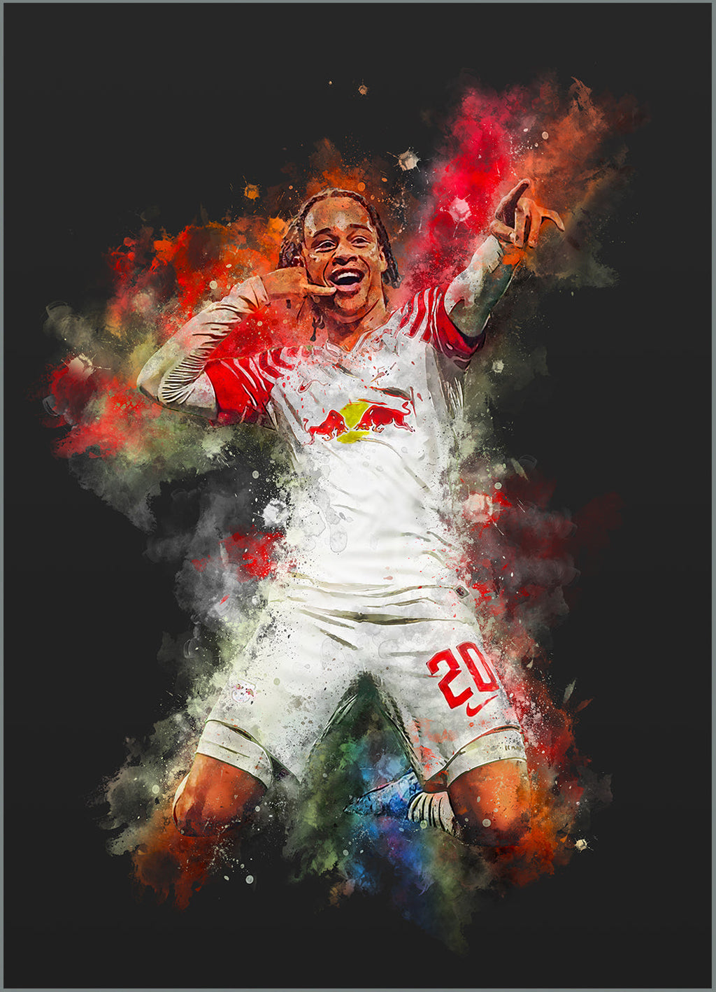 Simons Football Soccer | Muurdecoratie Poster | Wanddecoratie | Kunst Decor Zeer Populair