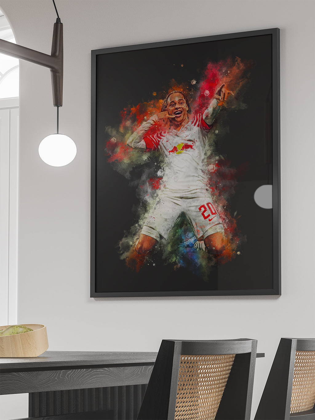 Simons Football Soccer | Muurdecoratie Poster | Wanddecoratie | Kunst Decor Zeer Populair