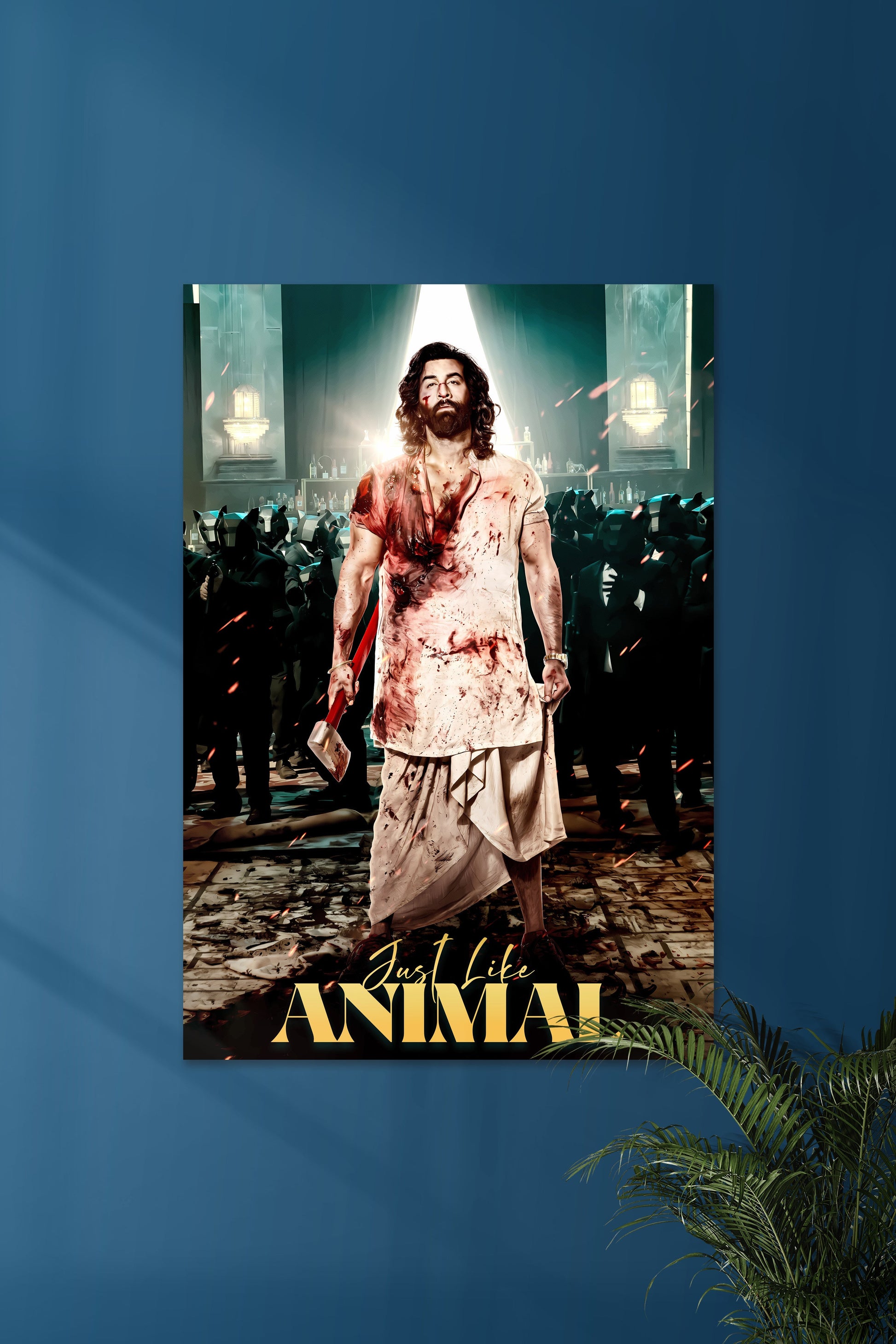 Just Like ANIMAL | Indian Movie Poster | Wanddecoratie | Ranbir Kapoor | Muurdecoratie | Posters