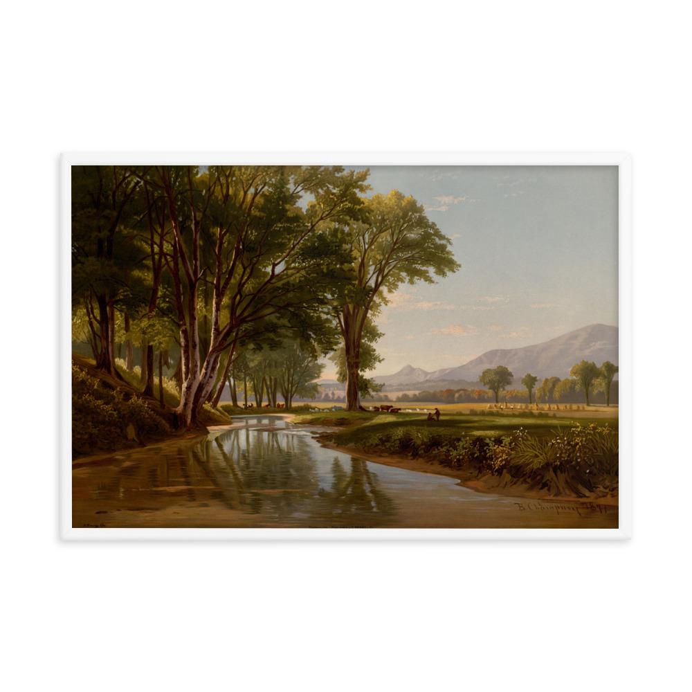 Brook through Conway Meadows | Muurdecoratie | Wanddecoratie | Posters | Schilderijen | Canvas kunst