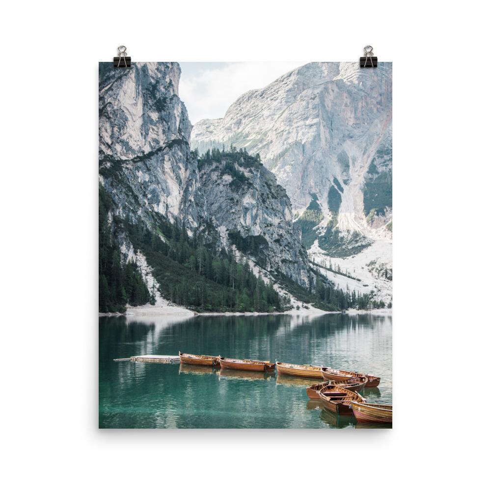 Lago di Braies | Muurdecoratie Poster | Wanddecoratie | Posters | Schilderijen | Woondecoratie