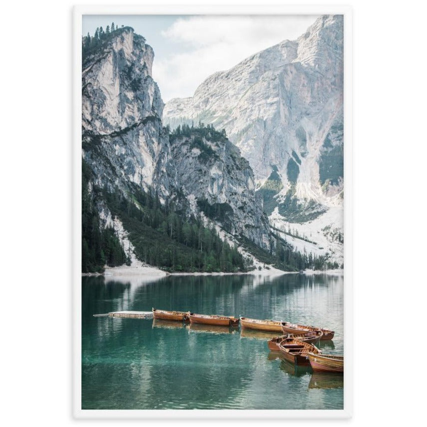 Lago di Braies | Muurdecoratie Poster | Wanddecoratie | Posters | Schilderijen | Woondecoratie