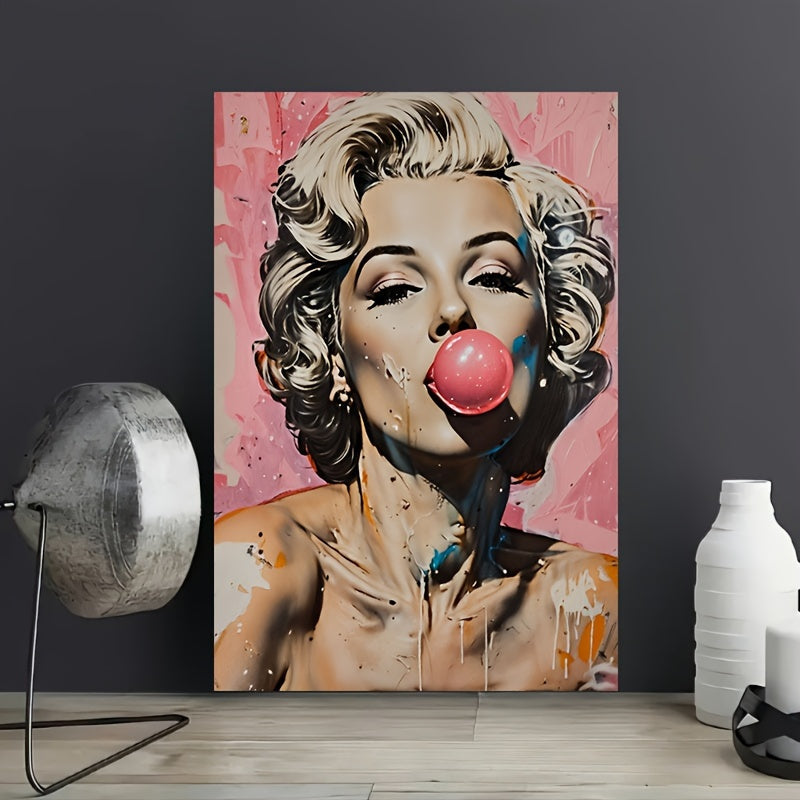 Dreamy Pink Poster | Bubble Gum Art | Mary Jane Design | Muurdecoratie | Wanddecoratie | Posters