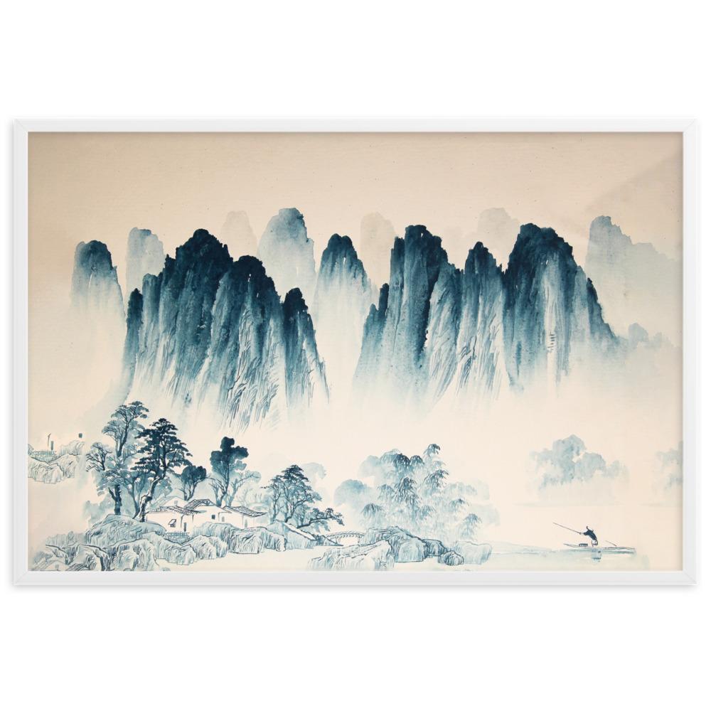 The Mountains of Asia | Muurdecoratie | Wanddecoratie | Posters | Schilderijen | Canvas kunst