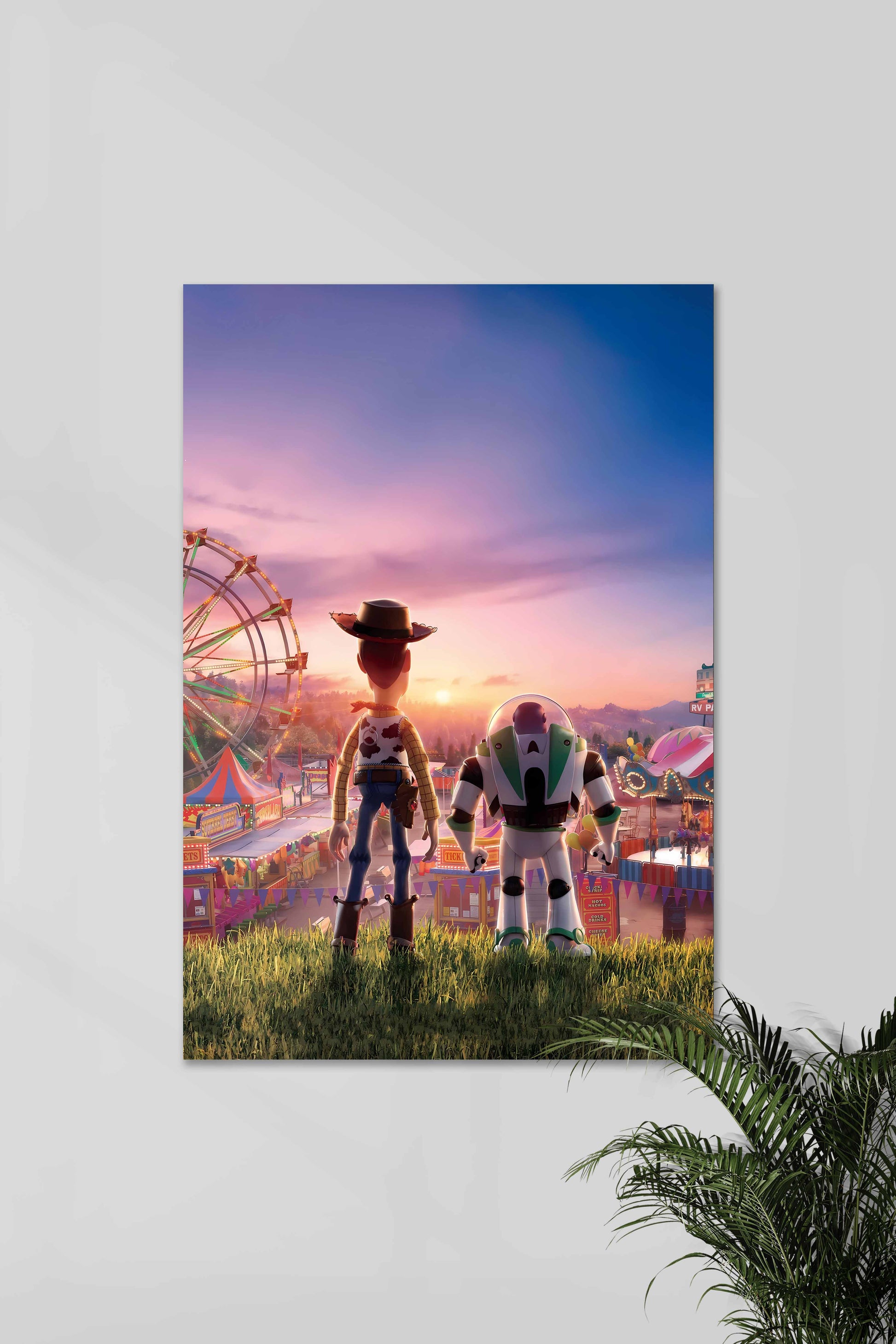 Woody x Buzz Lightyear | ToyStory 4 Poster | Disney Wanddecoratie | Muurdecoratie Kunst