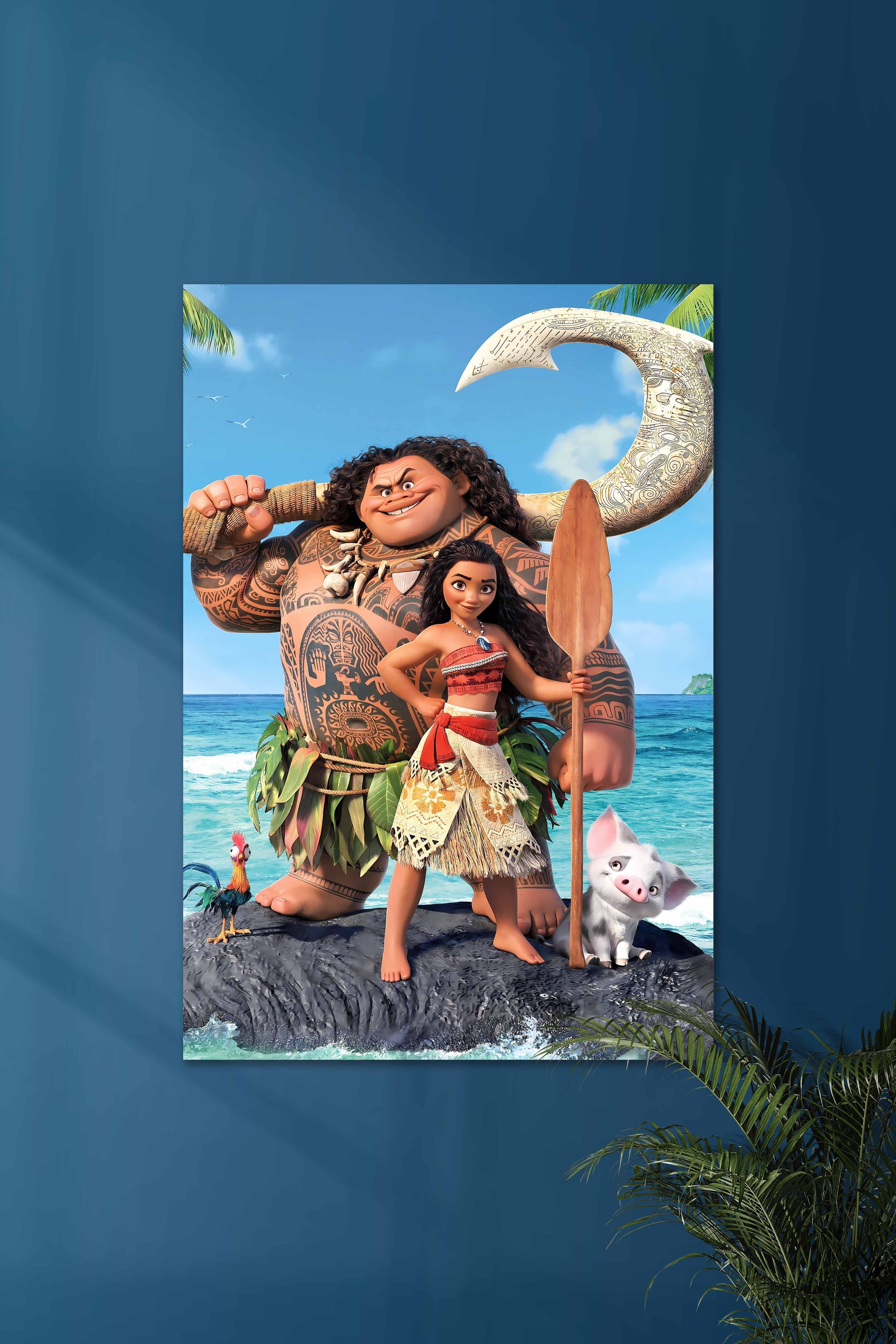 MOANA x MAUI #00 | MOANA | Disney posters | Muurdecoratie | Wanddecoratie | Kunst prints | Disney schilderijen