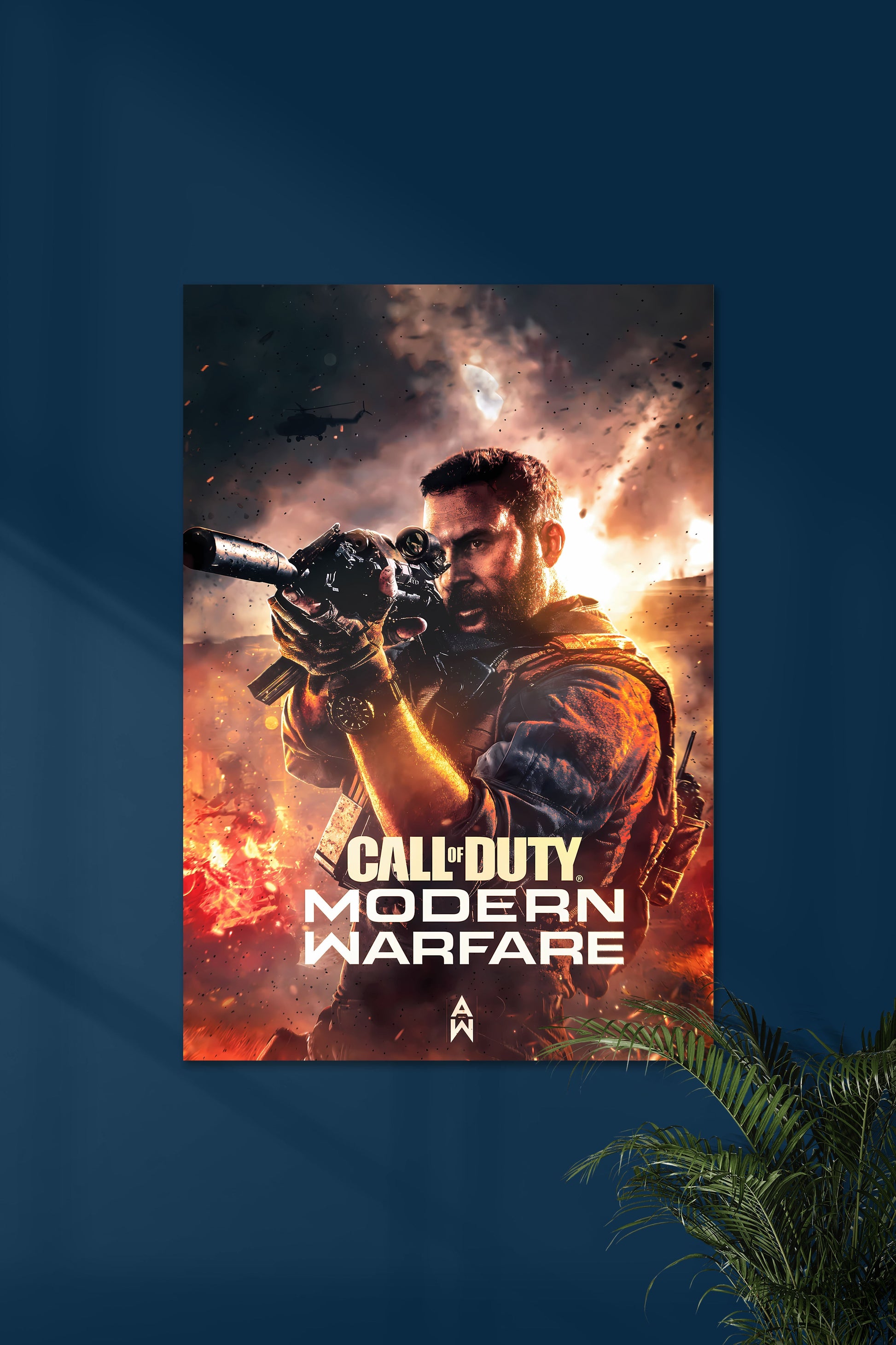 COD MODERN WARFARE poster | Muurdecoratie voor game fans | Wanddecoratie met unieke game afbeelding