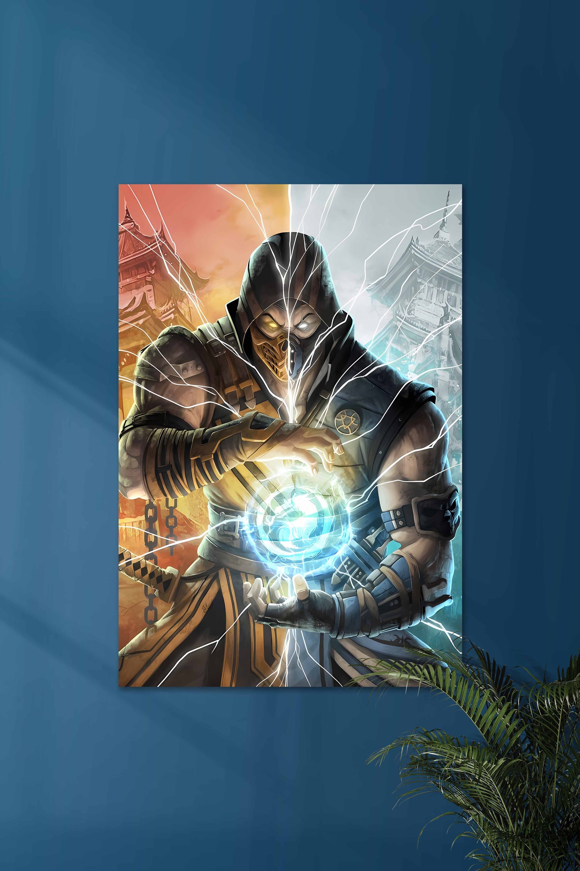 Sub Zero vs Scorpion #01 | Mortal Kombat Posters | Muurdecoratie | Wanddecoratie | Game kunst