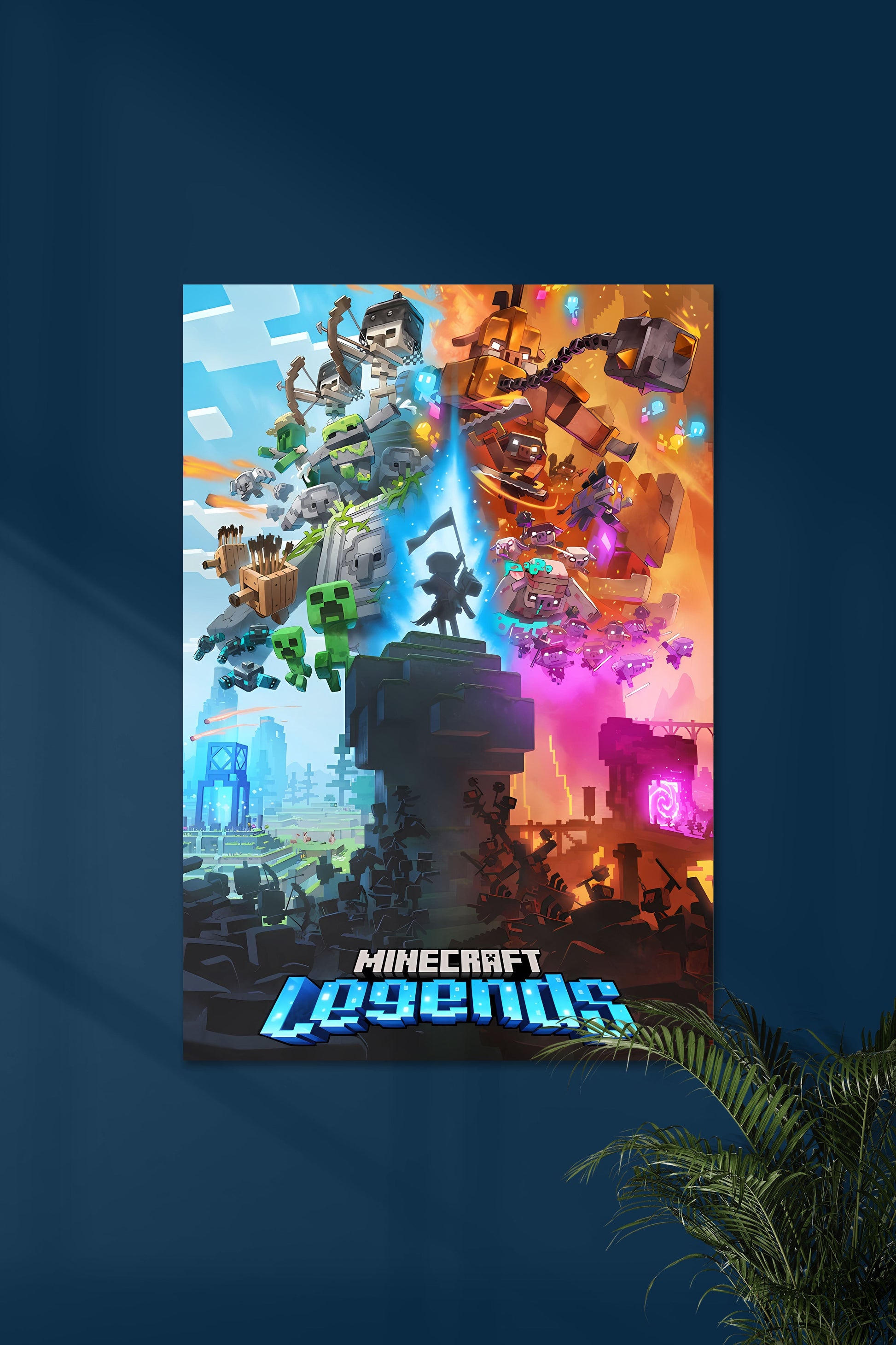 MINECRAFT LEGENDS Poster | Muurdecoratie | Wanddecoratie | Minecraft kunst | Posters schilderijen