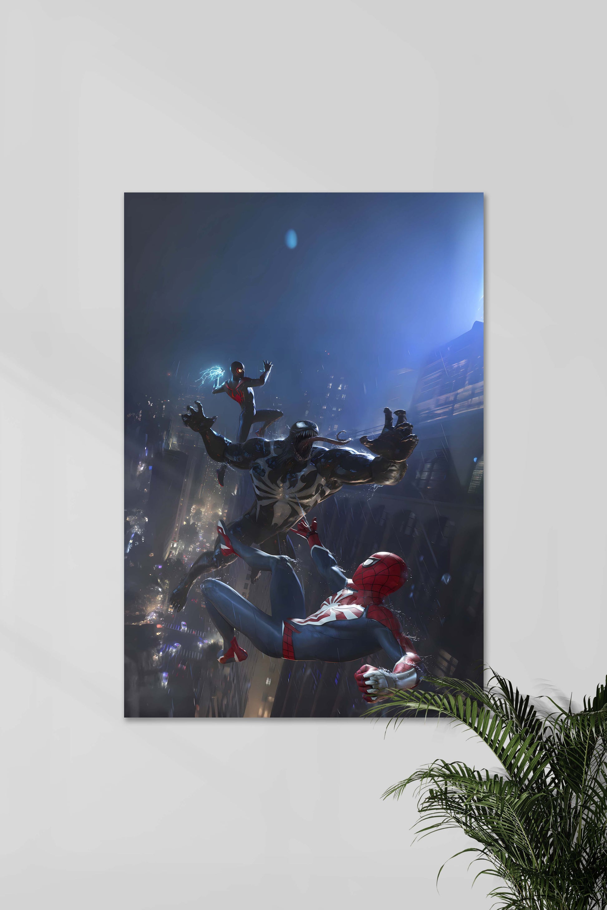 Venom Vs Spiderman Teamup | Muurdecoratie | Wanddecoratie | GAME POSTERS | Schilderijen | Canvas kunst