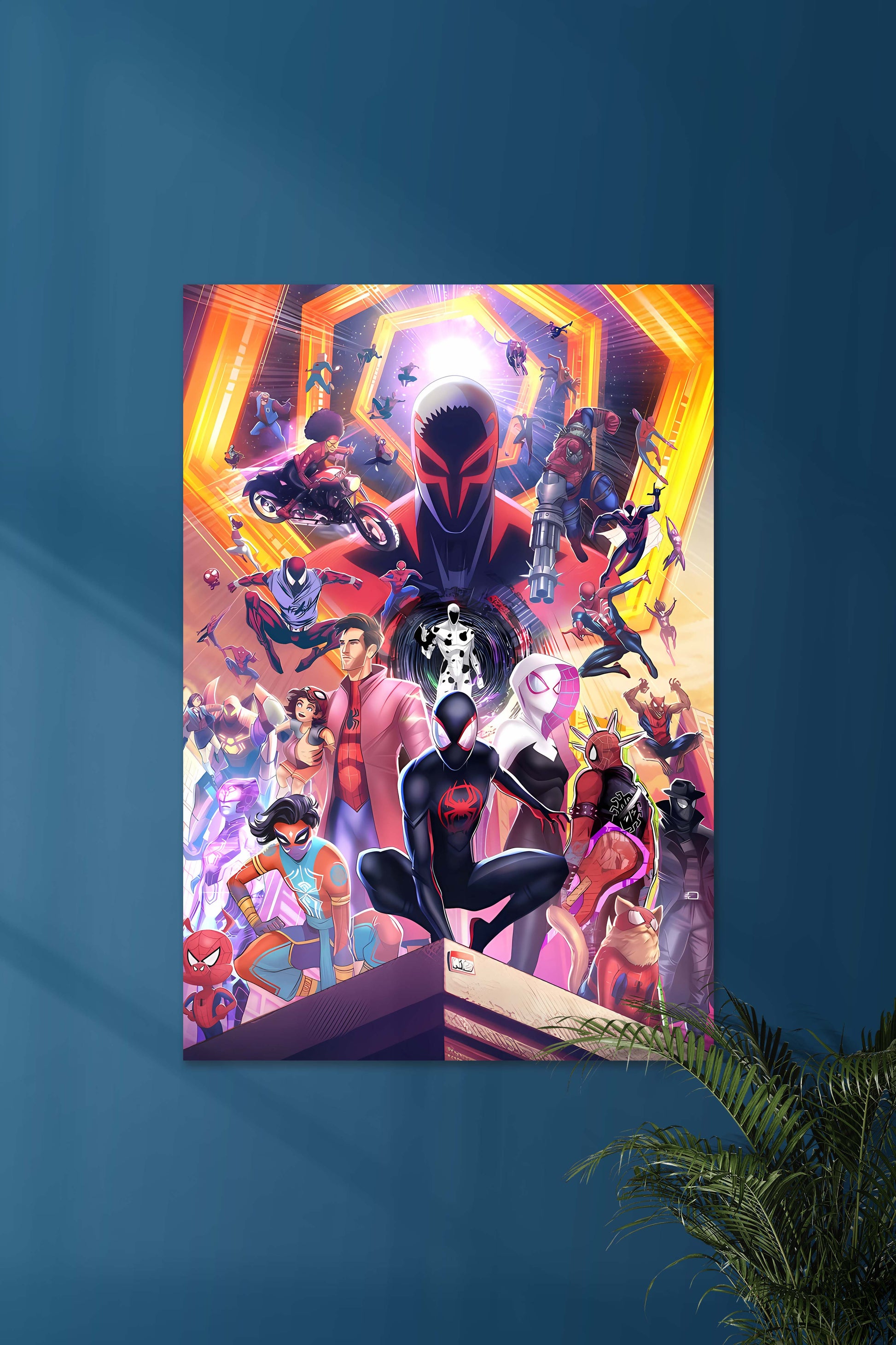 The Spiders | Across the Spiderverse poster | Wanddecoratie MCU kunst | Muurdecoratie filmstijl