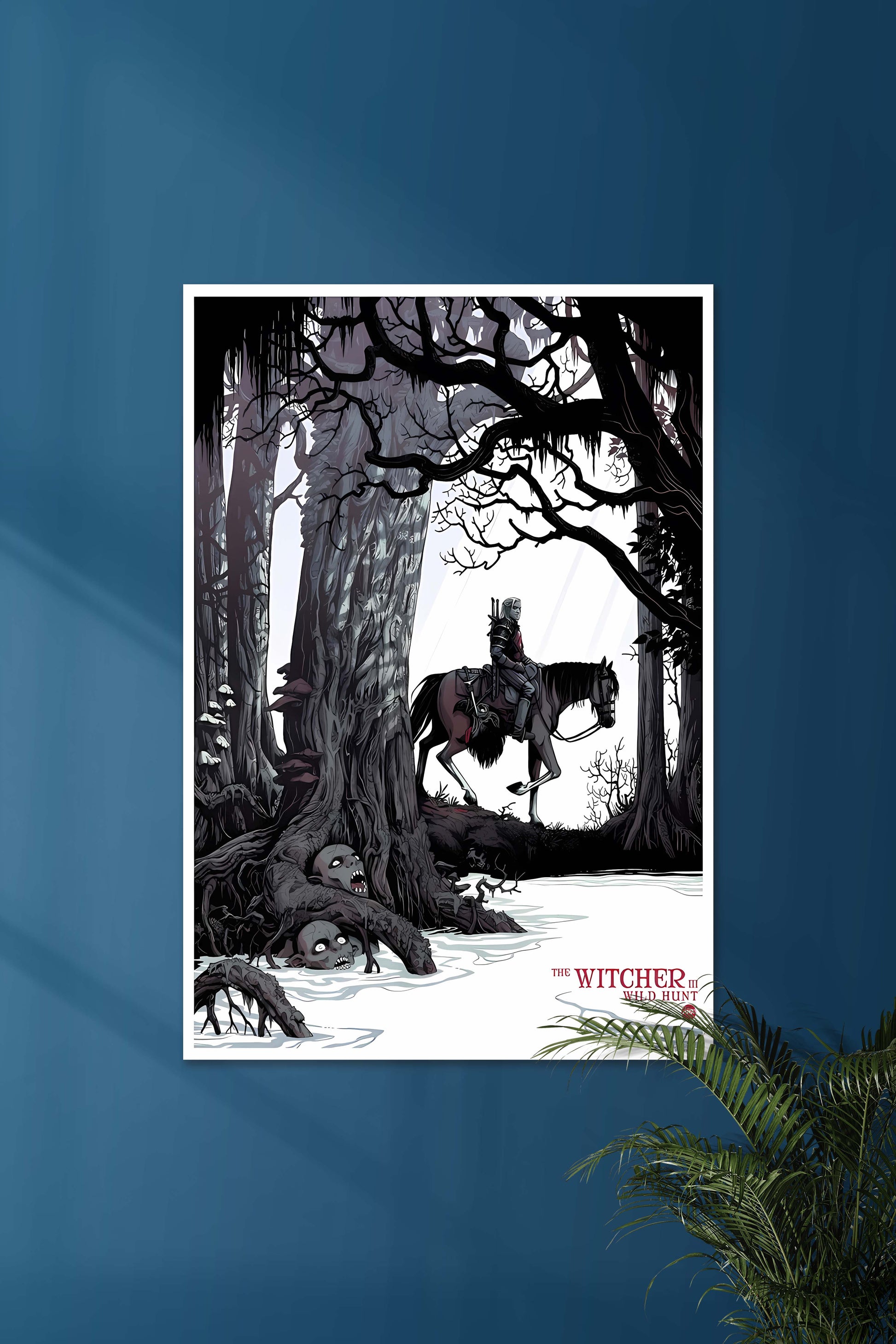 WildHunt | The Witcher III #01 posters | Muurdecoratie kunst | Wanddecoratie voor gaming fans
