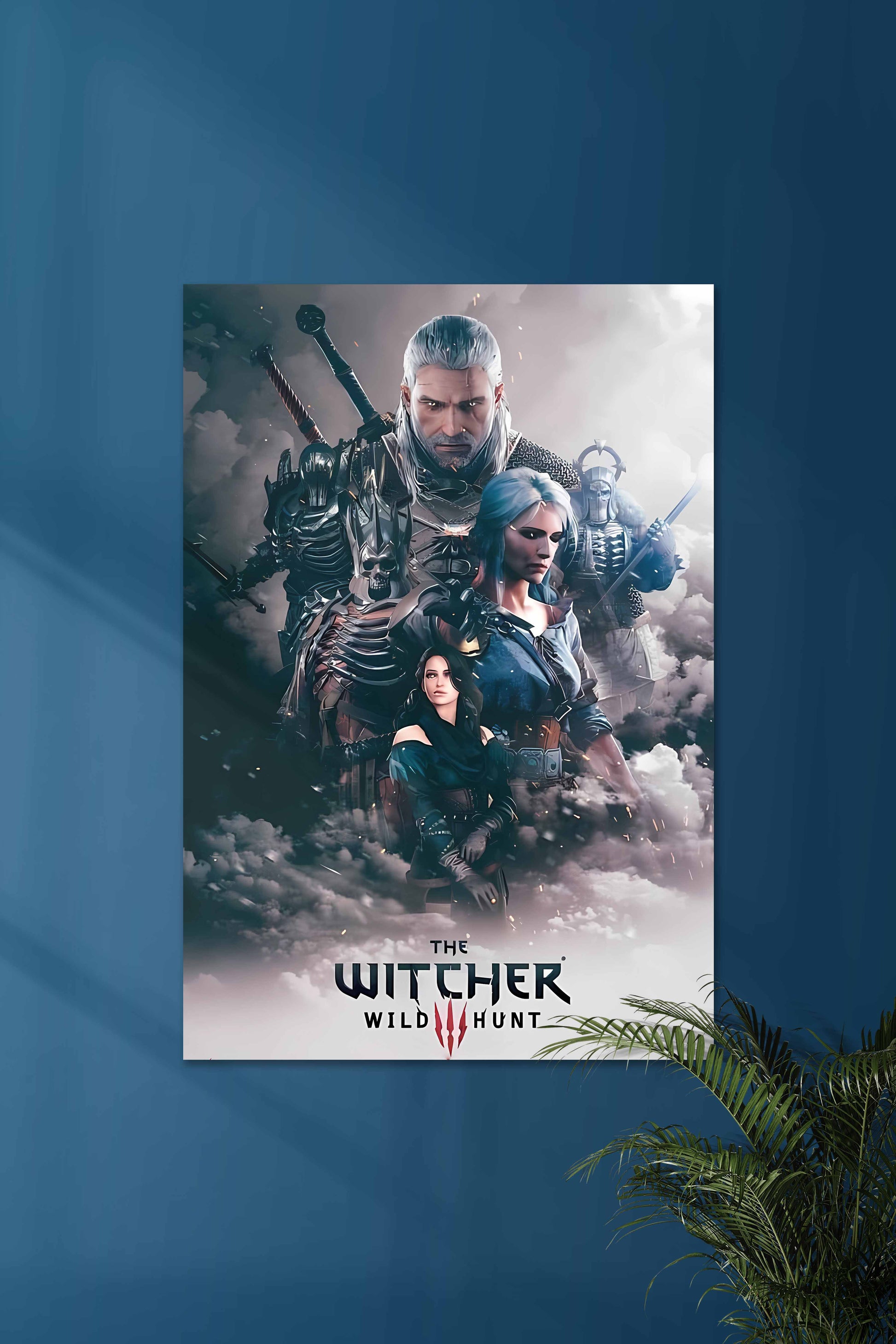 The Witcher Wildhunt #02 | Muurdecoratie | Wanddecoratie | Posters | Schilderijen | Game kunst