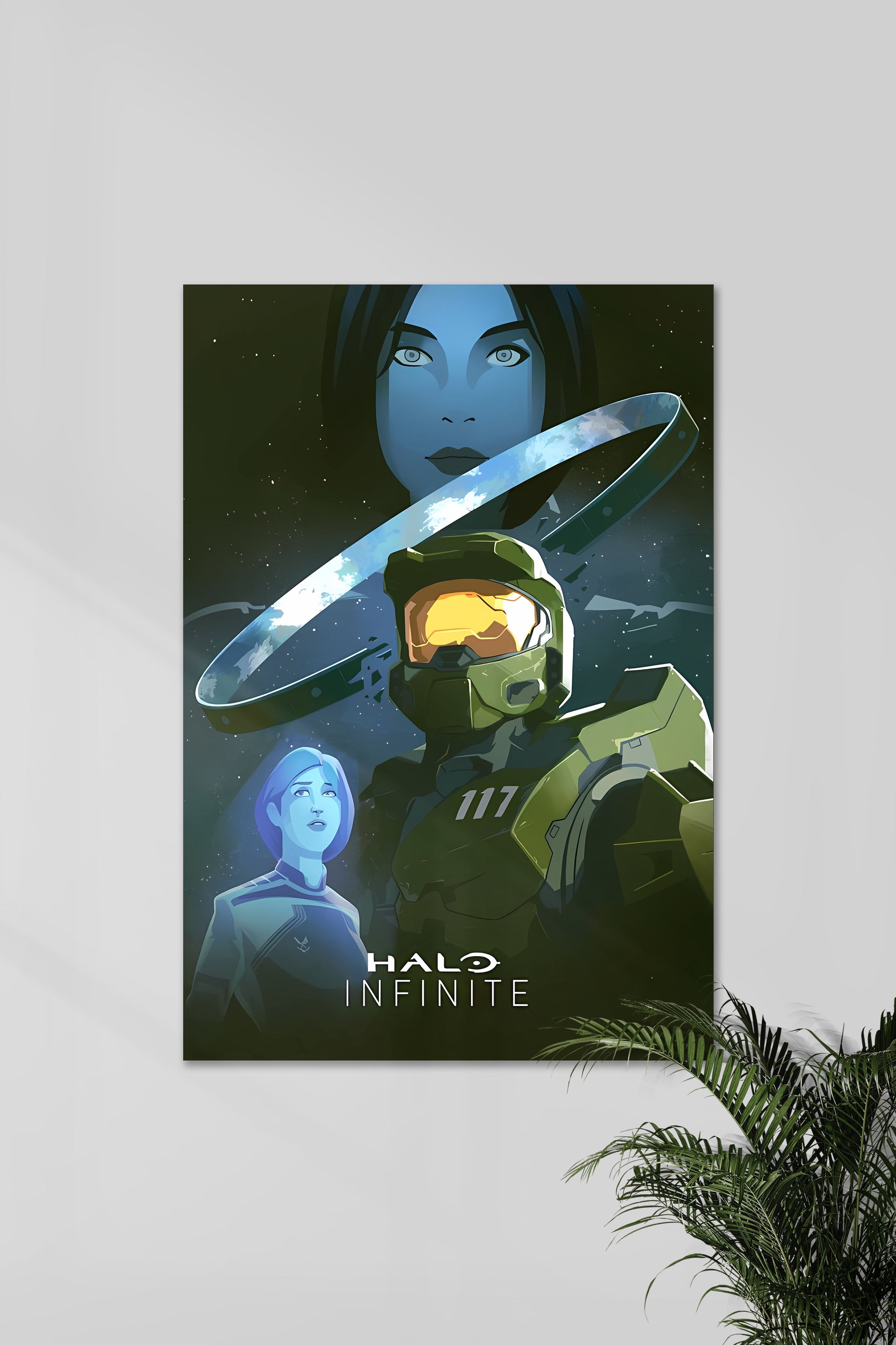 HALO INFINITE | HALO | Muurdecoratie | Wanddecoratie | Posters | Kunst voor thuis | Spelposter
