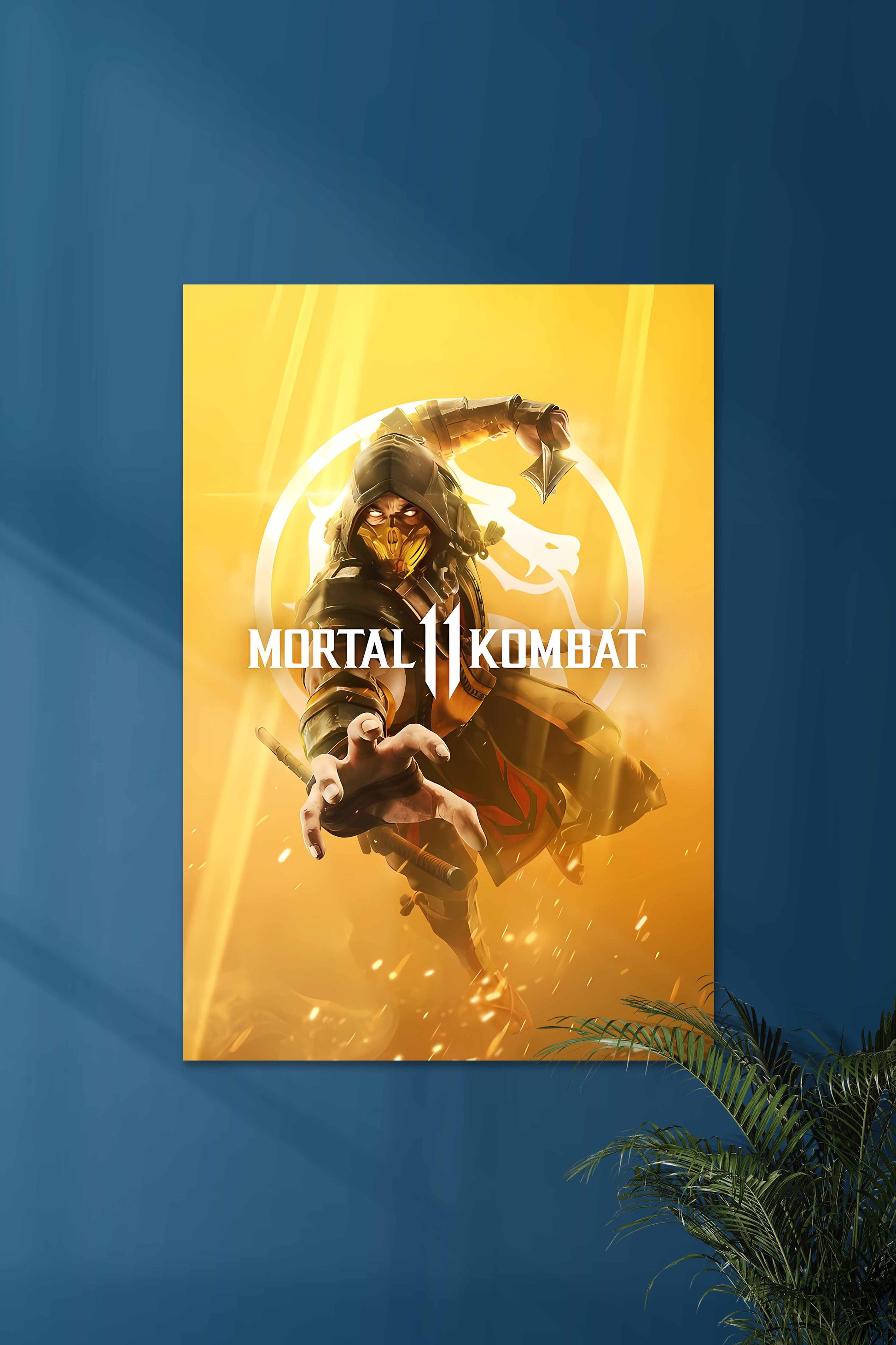 SCORPION #01 | MORTAL KOMBAT | Spel Muurdecoratie | Posters | Wanddecoratie | Kunst