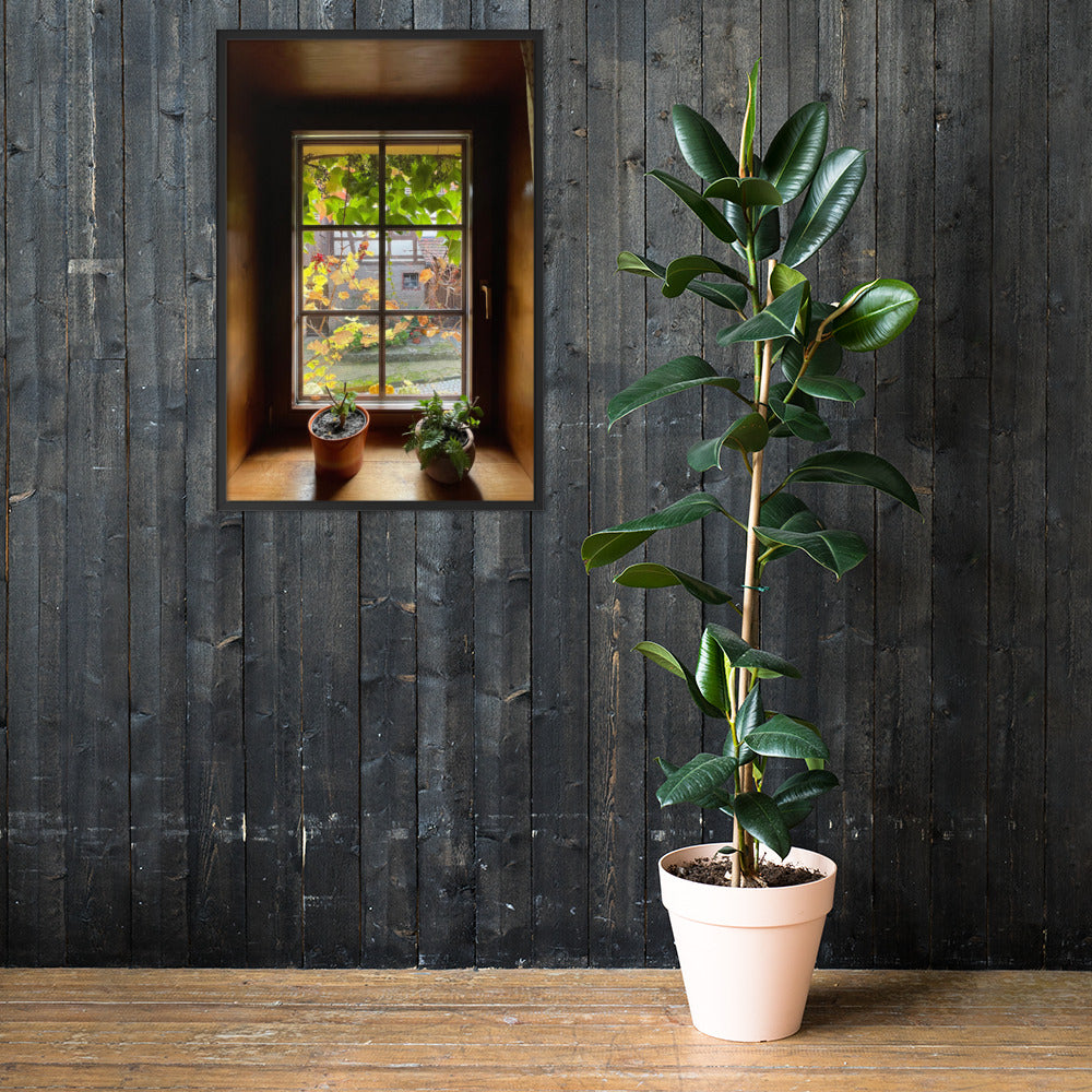Herbstfenster Margersdorf | Posters wanddecoratie | Muurdecoratie kunst | Visuele kunstwerken muurposter