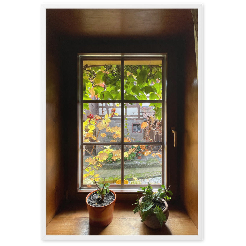 Herbstfenster Margersdorf | Posters wanddecoratie | Muurdecoratie kunst | Visuele kunstwerken muurposter
