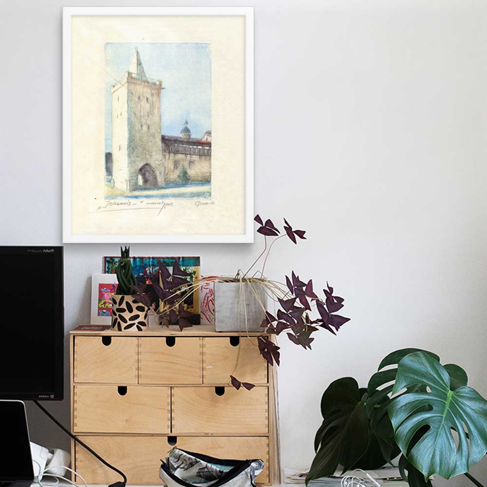 Jena Johannistor poster | Muurdecoratie | Wanddecoratie | Kunst voor je interieur | Posters en prenten | Unieke visuele kunst