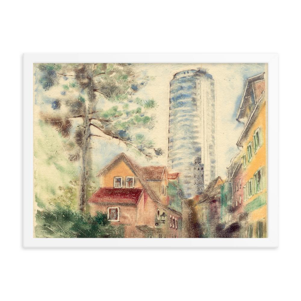 Jena Uniturm | Muurdecoratie | Wanddecoratie Kunst | Posters | Schilderijen | Canvas Kunst