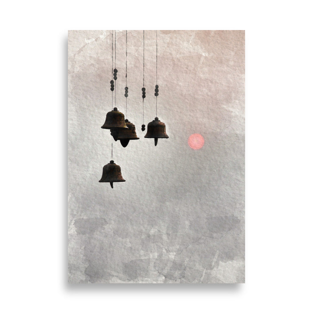 Korean Wind bells | Posters | Muurdecoratie | Wanddecoratie | Huis en Tuin Kunst | Decoratieve Kunst