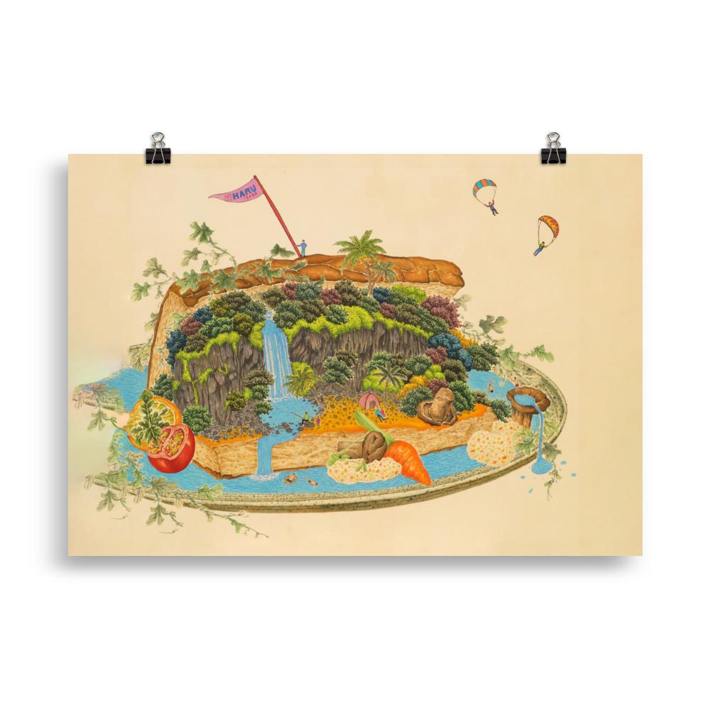 Delicious Landscape 7 poster | Wanddecoratie | Muurdecoratie | Kunst voor Huis | Visuele Kunsten