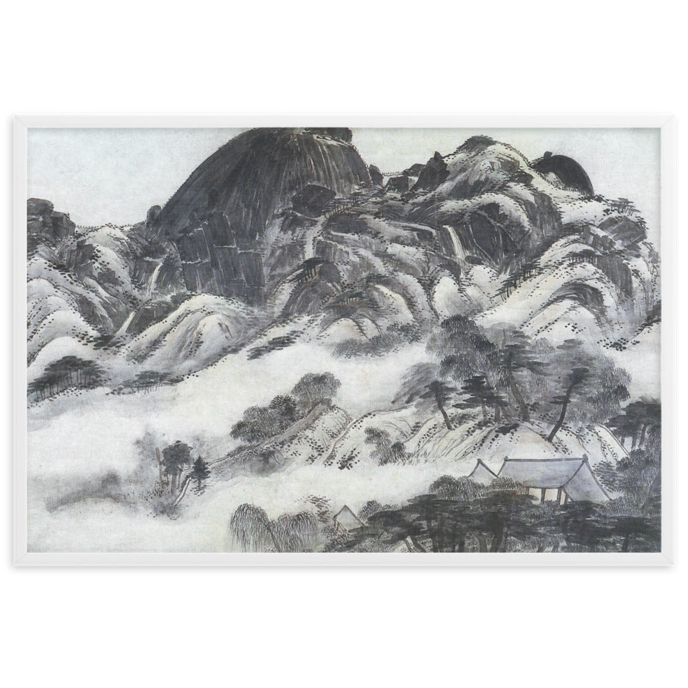 Mountain after Rain, Inwangjesaekdo | Muurdecoratie Poster | Wanddecoratie voor Thuis | Kunst voor Elke Kamer