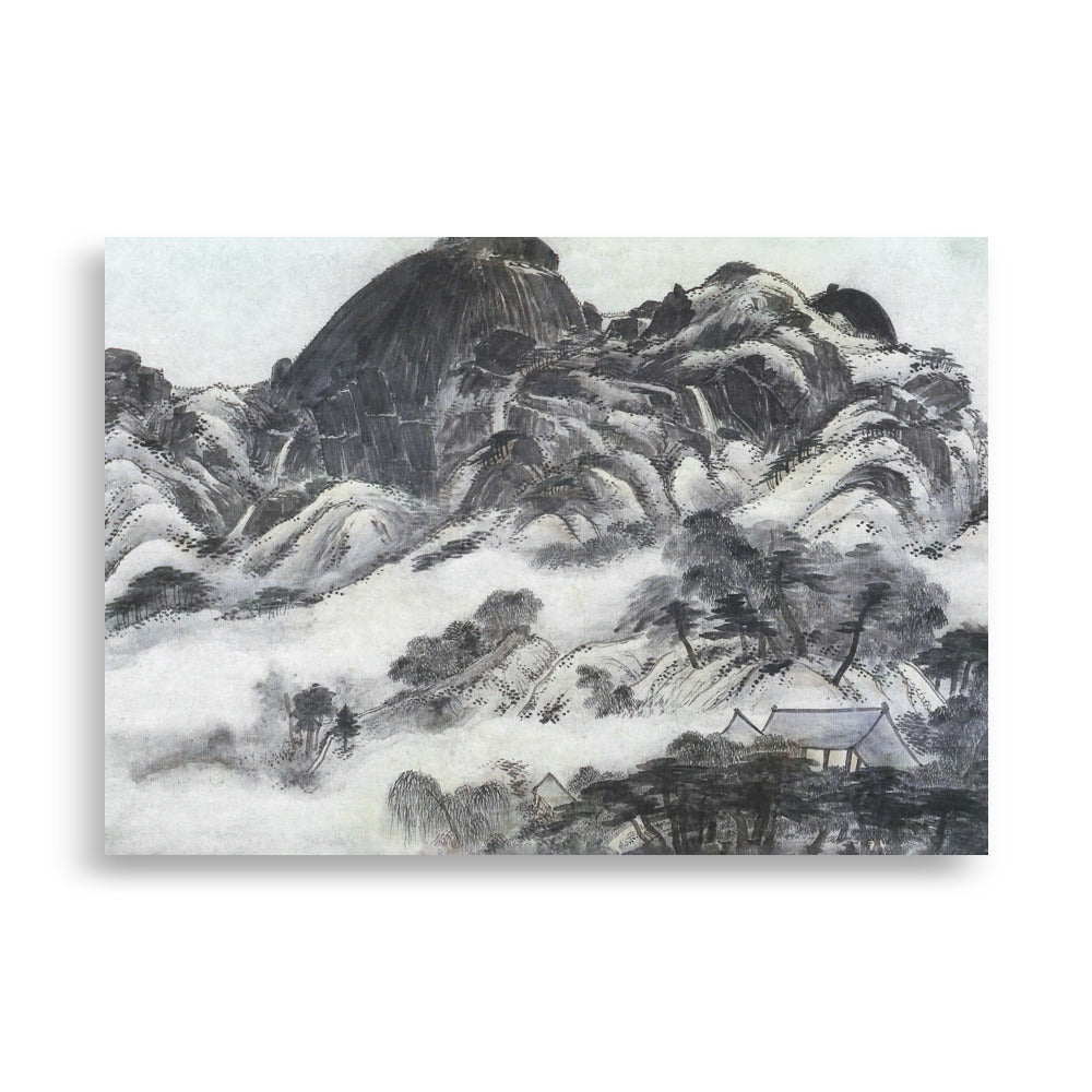 Mountain after Rain, Inwangjesaekdo | Muurdecoratie Poster | Wanddecoratie voor Thuis | Kunst voor Elke Kamer