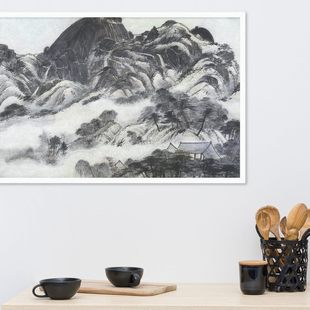 Mountain after Rain, Inwangjesaekdo | Muurdecoratie Poster | Wanddecoratie voor Thuis | Kunst voor Elke Kamer
