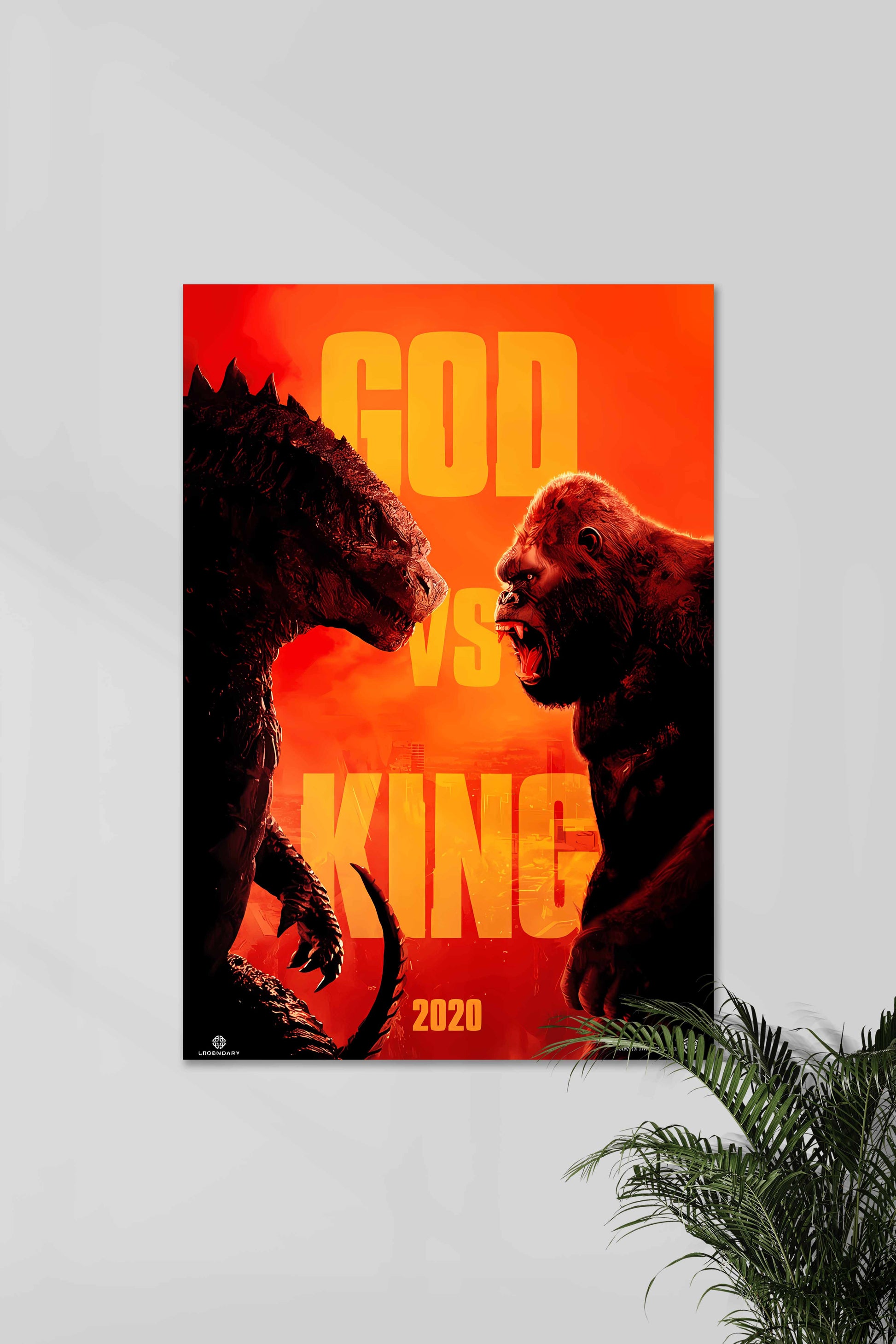 God vs King | The Monsters | Muurdecoratie | Wanddecoratie | Posters | Schilderijen | Canvas kunst