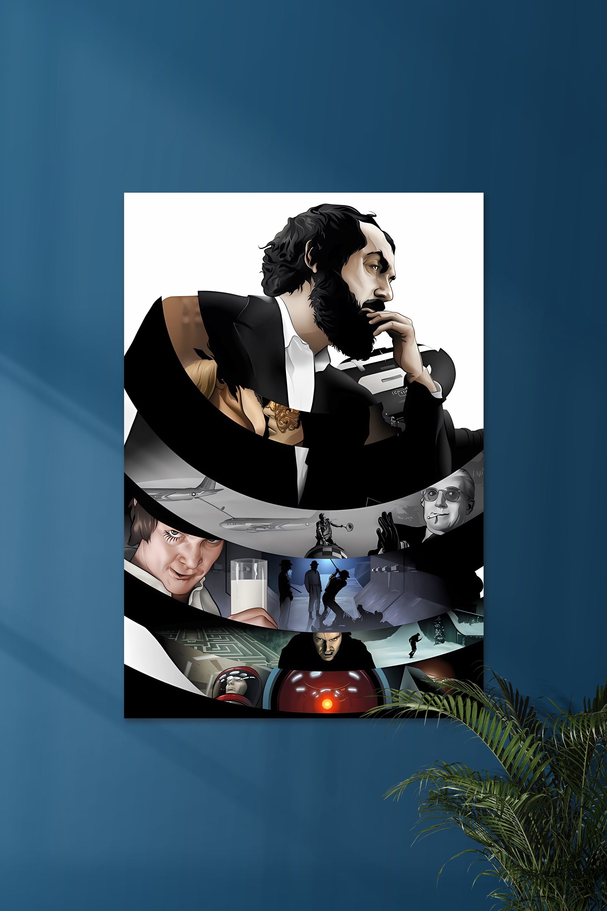 Stanley Kubrick Concept Art | Muurdecoratie | Wanddecoratie Poster | Filmkunst | Kubrick Schilderijen