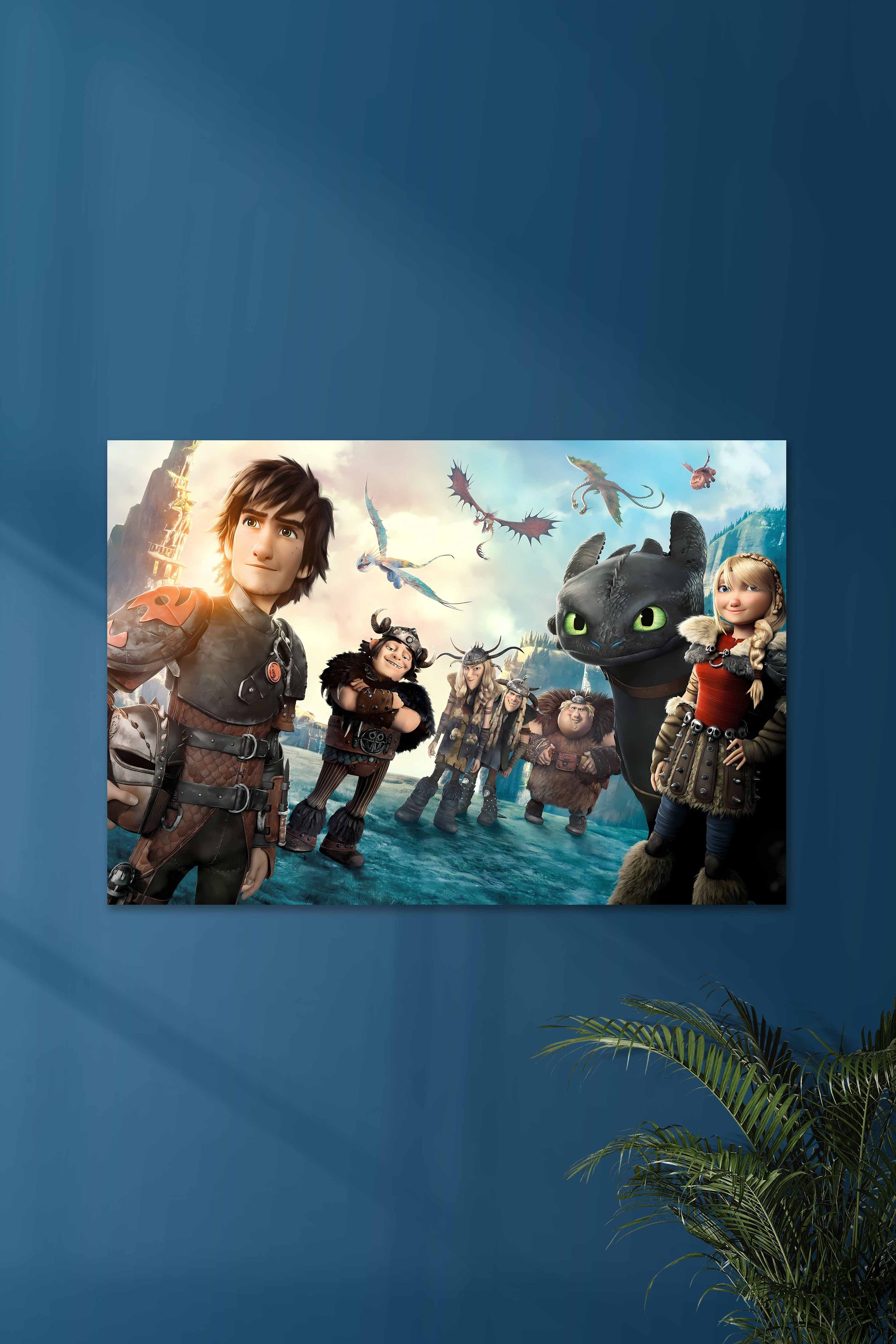 HOW TO TRAIN YOUR DRAGON | Muurdecoratie | Wanddecoratie | Posters | Filmkunst 🎥