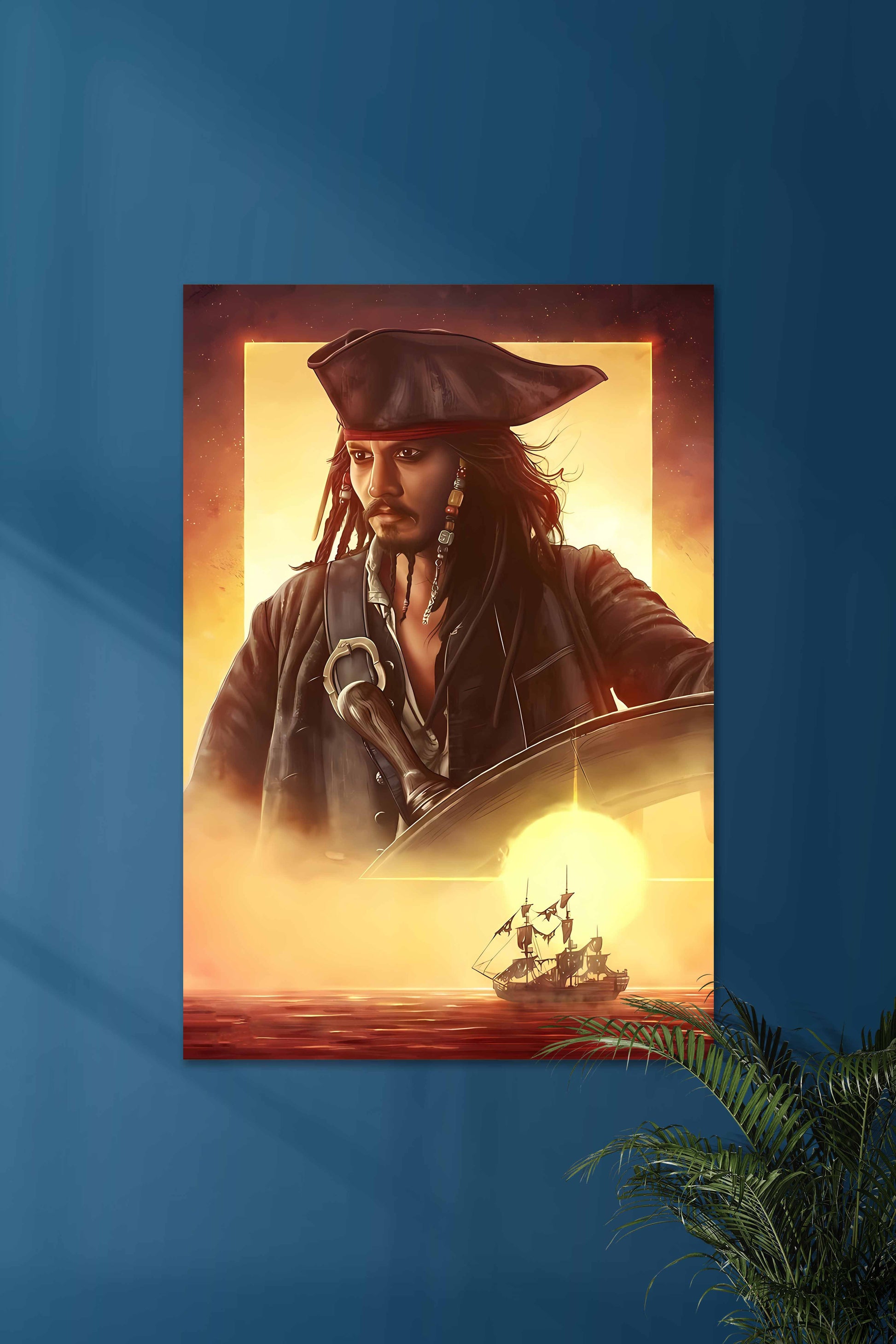 Captain Jack Sparrow #01 | Pirates Of The Caribbean | Muurdecoratie | Wanddecoratie | Posters